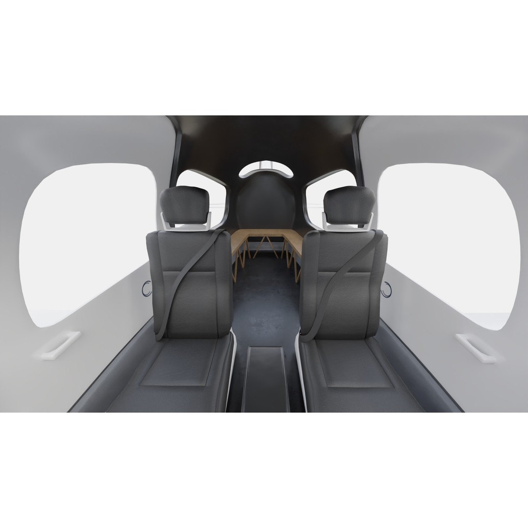 Cirrus SR20 TRAC Flight Trainer 3D Model – Low Poly Game Asset, FBX, PBR - View 18