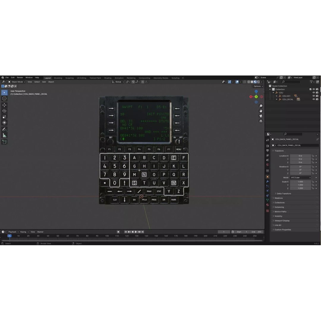 Control Display Units 3D Model – High Detail Military & Civilian Asset, FBX - View 18