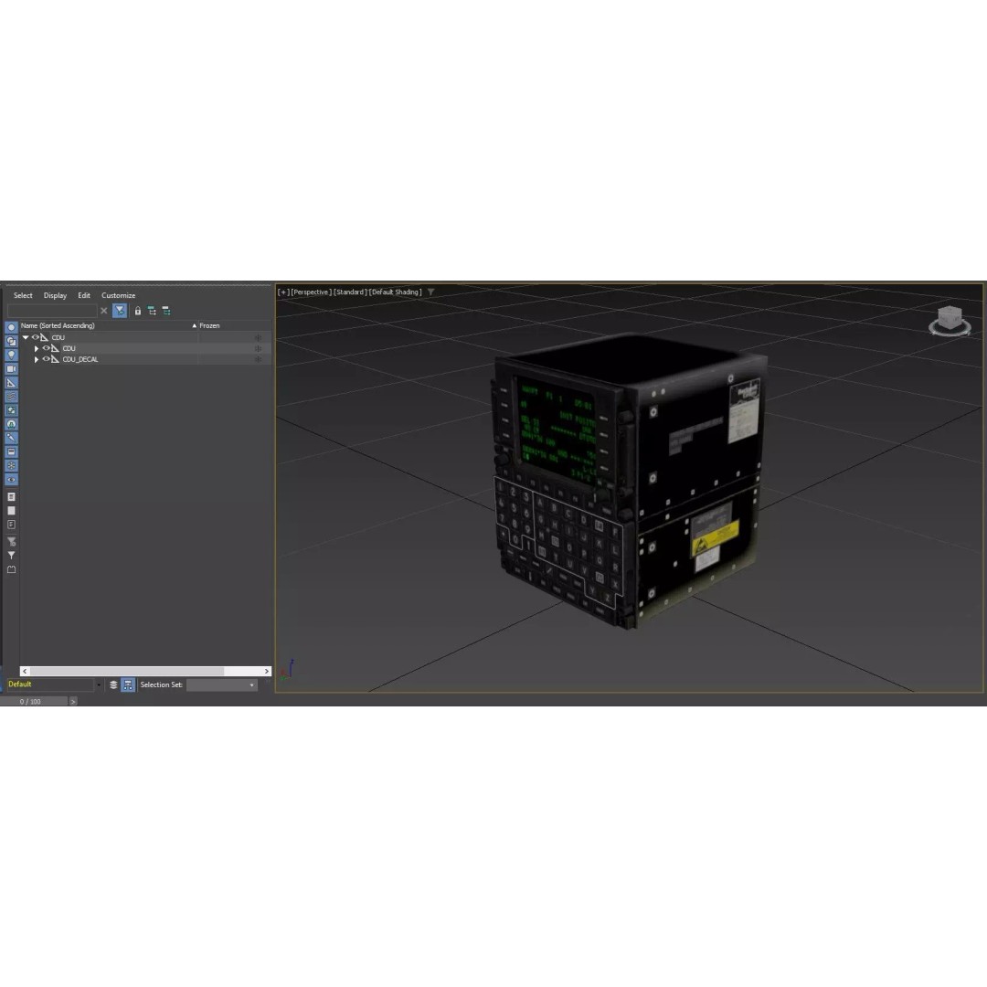 Control Display Units 3D Model – High Detail Military & Civilian Asset, FBX - View 19