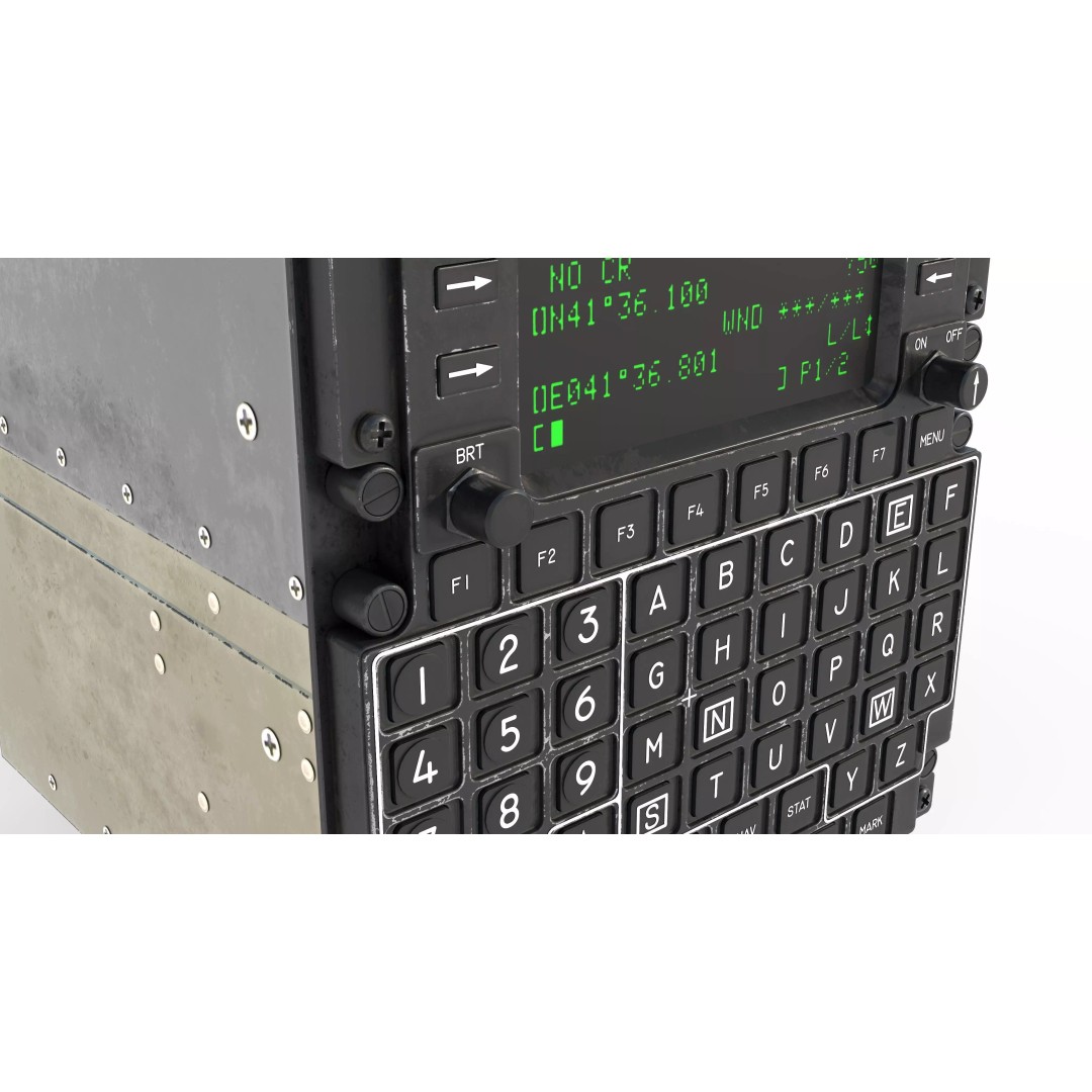 Control Display Units 3D Model – High Detail Military & Civilian Asset, FBX - View 2