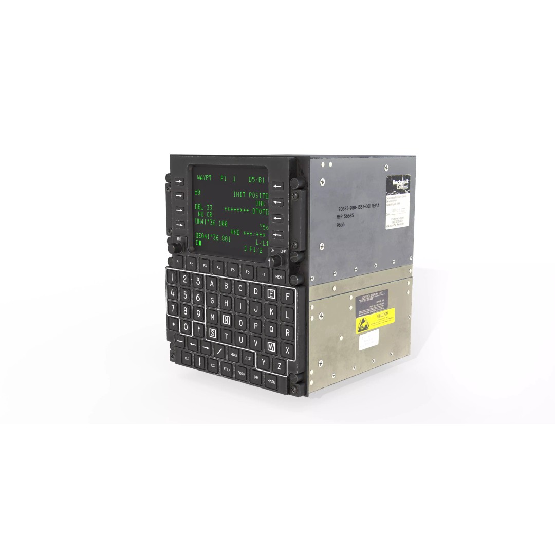 Control Display Units 3D Model – High Detail Military & Civilian Asset, FBX - View 3