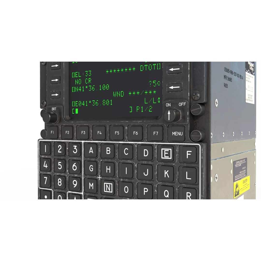 Control Display Units 3D Model – High Detail Military & Civilian Asset, FBX - View 6