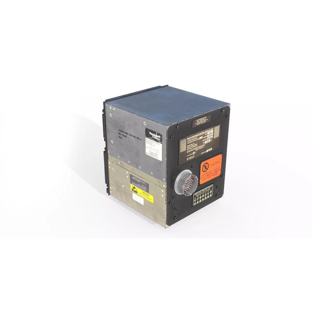 Control Display Units 3D Model – High Detail Military & Civilian Asset, FBX - View 8