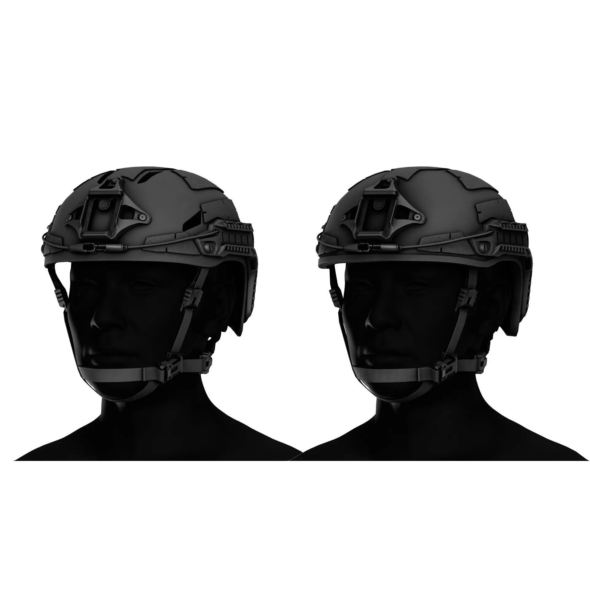 GALVION Caiman Bump and Ballistic Helmet - Low-Poly Game-Ready 3D Model - View 6