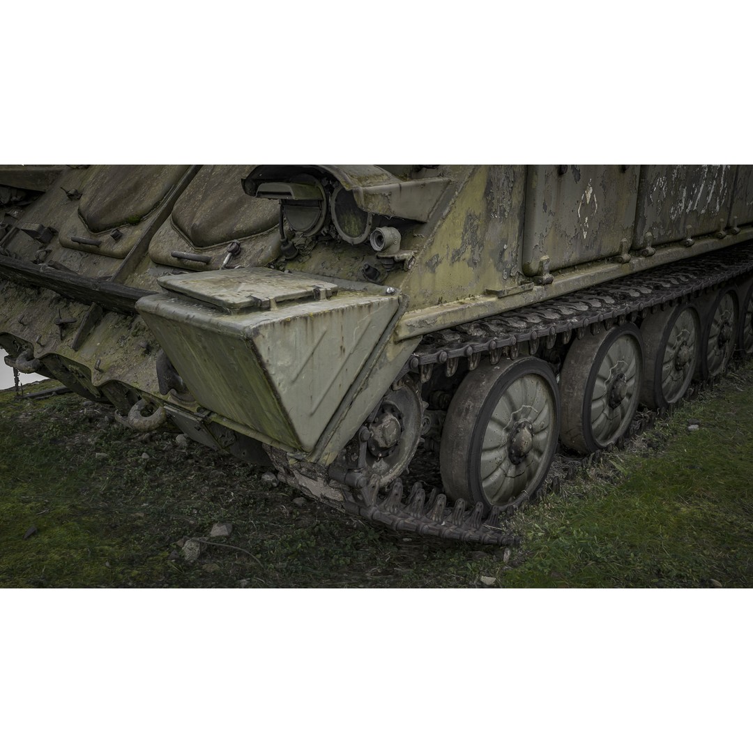 SPU 2 P25M1 Launcher 3D Model – High Poly Military Vehicle, FBX