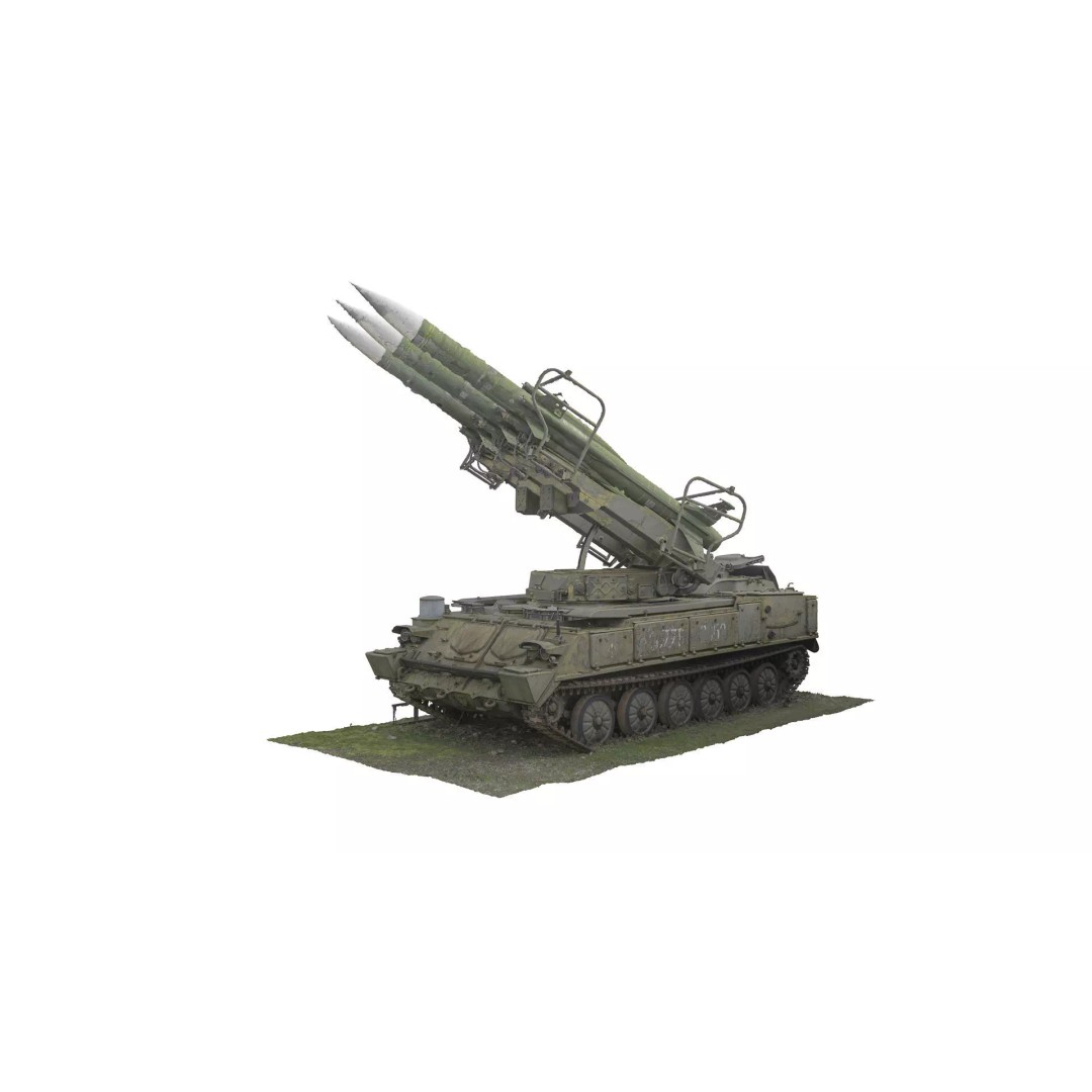 SPU 2 P25M1 Launcher 3D Model – High Poly Military Vehicle, FBX - View 2