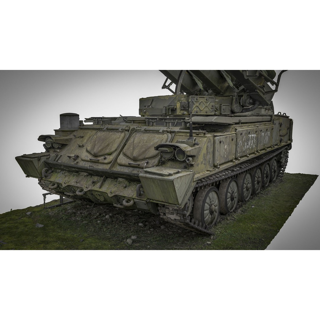 SPU 2 P25M1 Launcher 3D Model – High Poly Military Vehicle, FBX - View 5