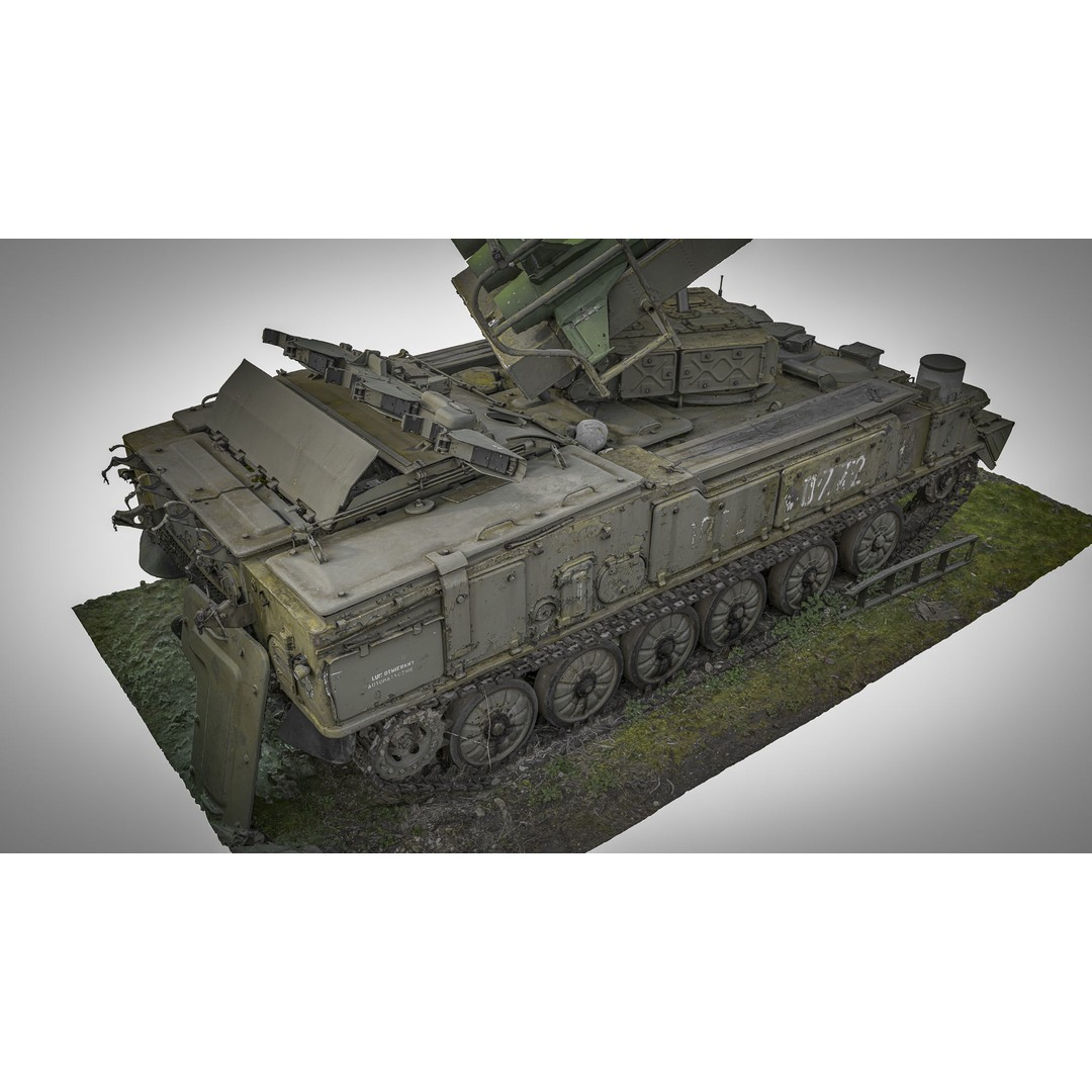 SPU 2 P25M1 Launcher 3D Model – High Poly Military Vehicle, FBX - View 7
