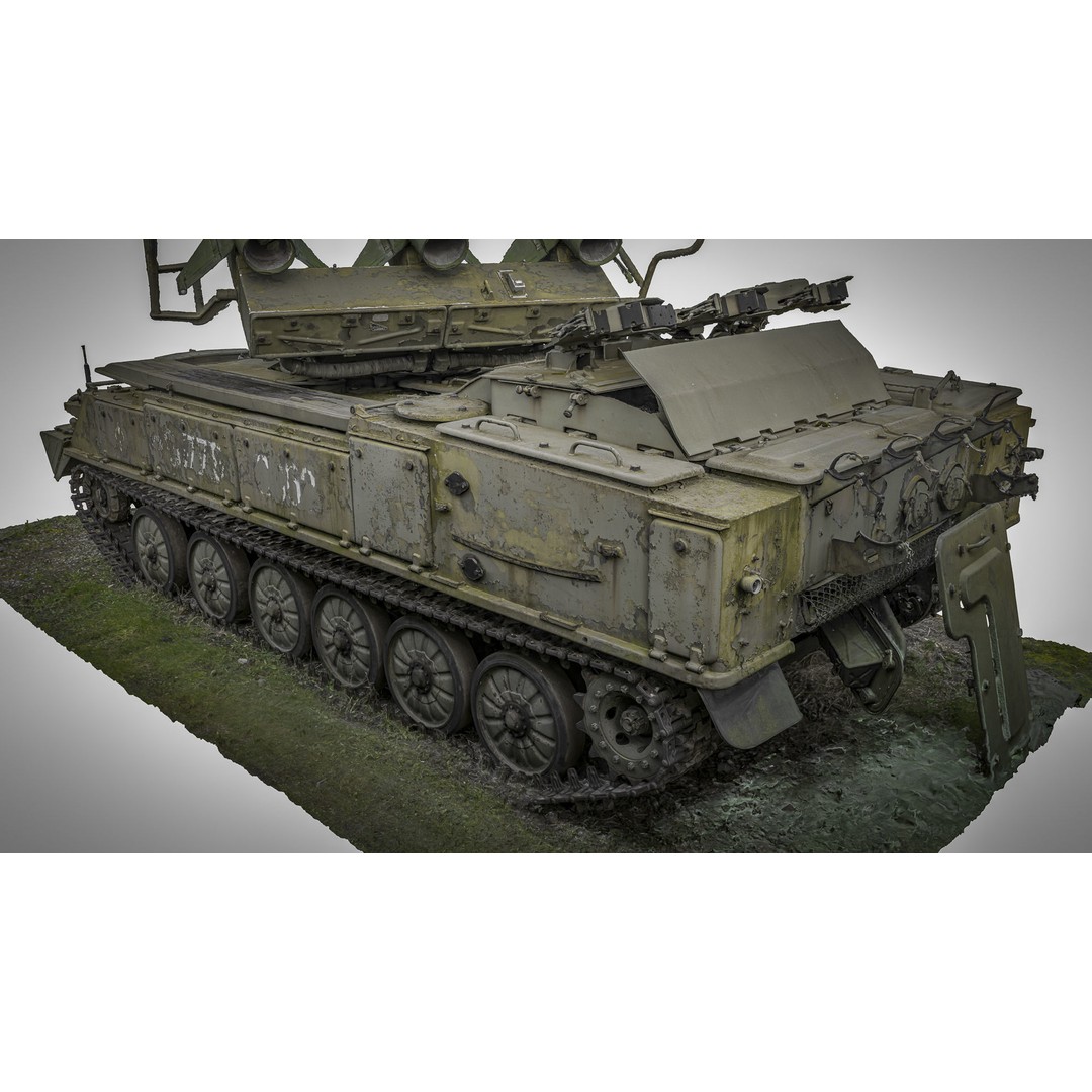 SPU 2 P25M1 Launcher 3D Model – High Poly Military Vehicle, FBX - View 8