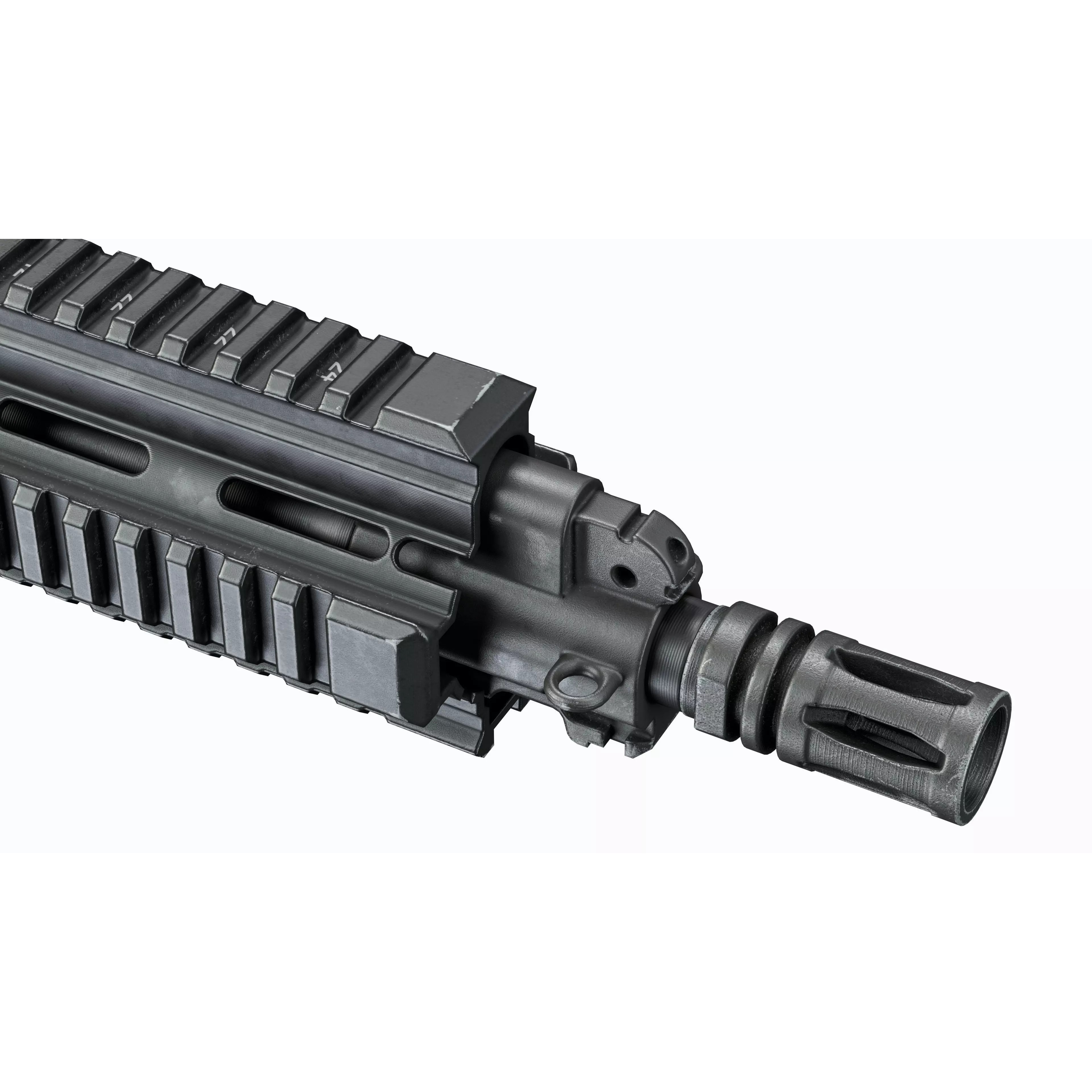 AR 15 Tactical Modular Handguards - Low-Poly Game-Ready 3D Model - View 13