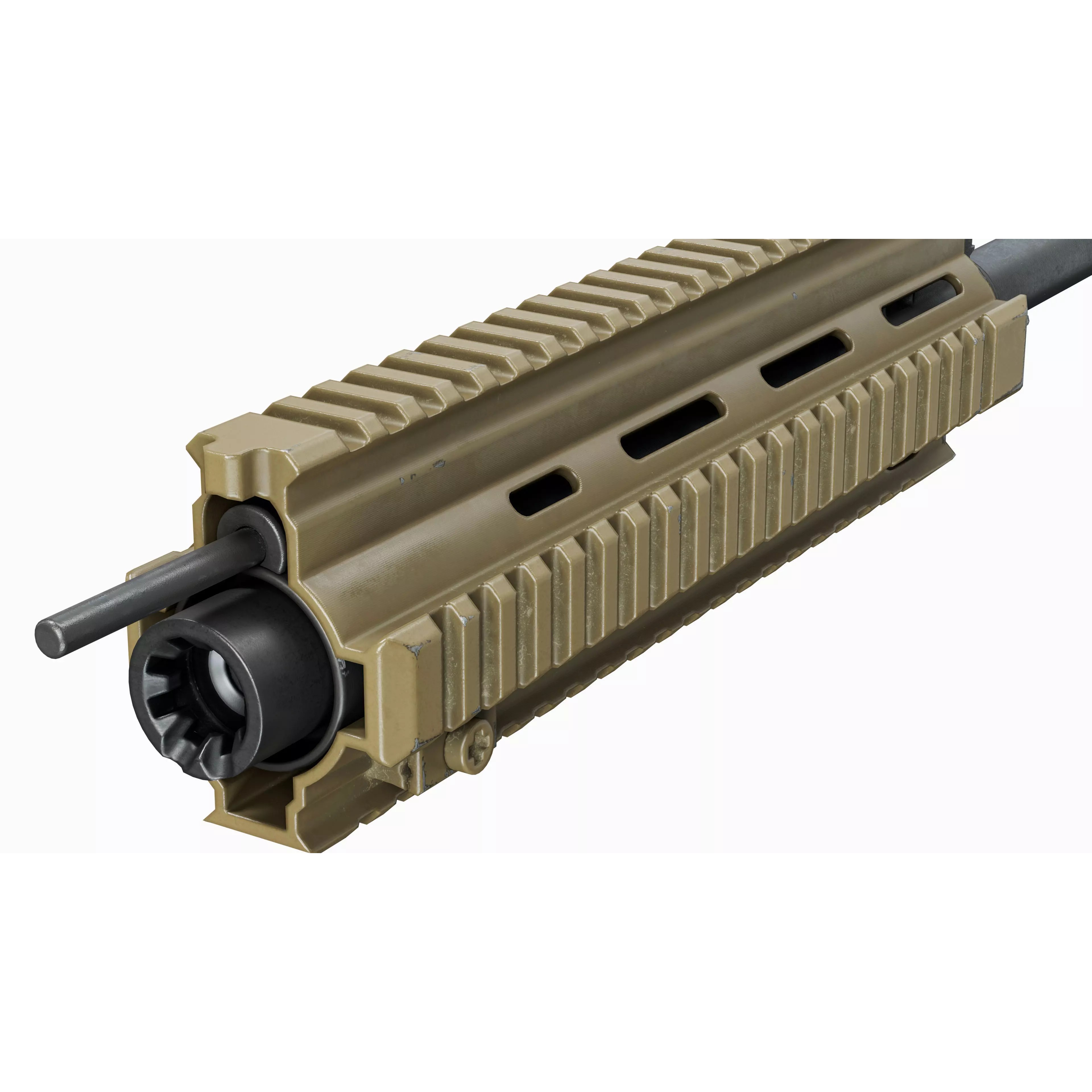 AR 15 Tactical Modular Handguards - Low-Poly Game-Ready 3D Model - View 16