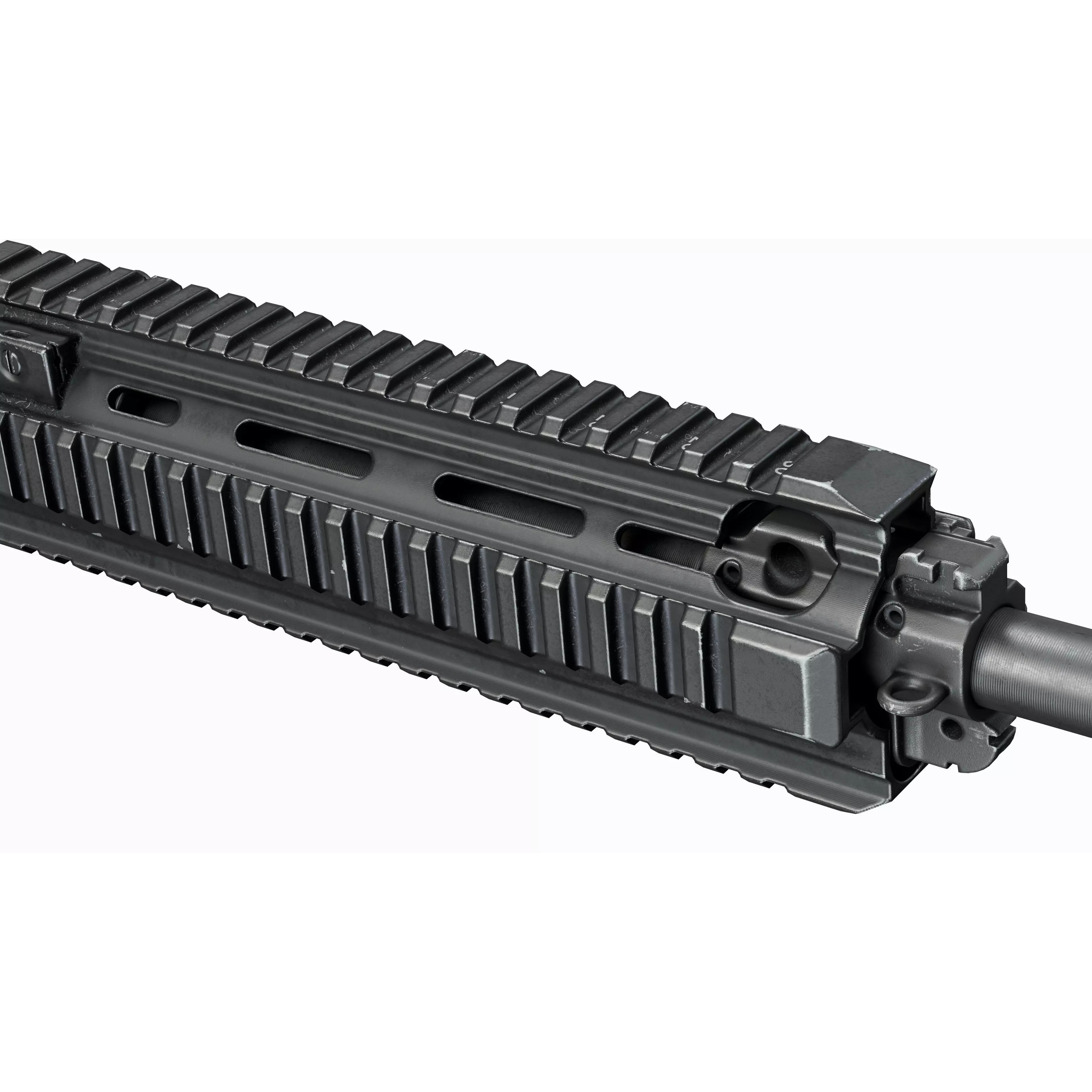 AR 15 Tactical Modular Handguards - Low-Poly Game-Ready 3D Model - View 18