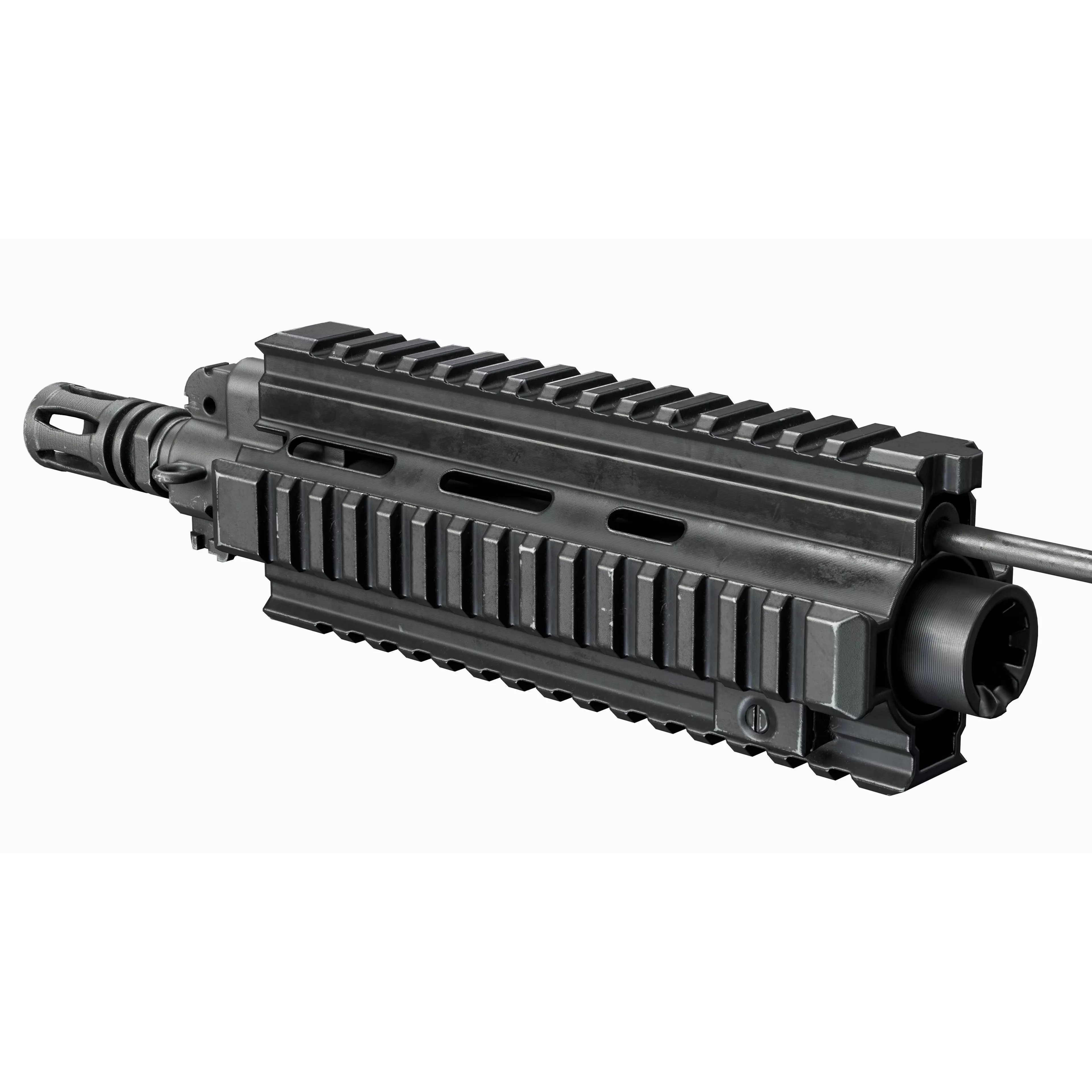 AR 15 Tactical Modular Handguards - Low-Poly Game-Ready 3D Model - View 19