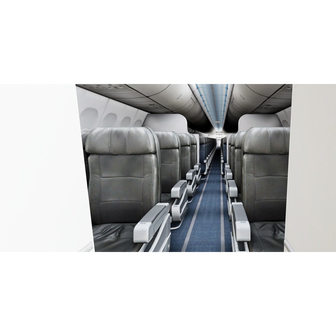 Boeing 737 MAX 3D Model – Low Poly Animated Aircraft, FBX, OBJ - View 13
