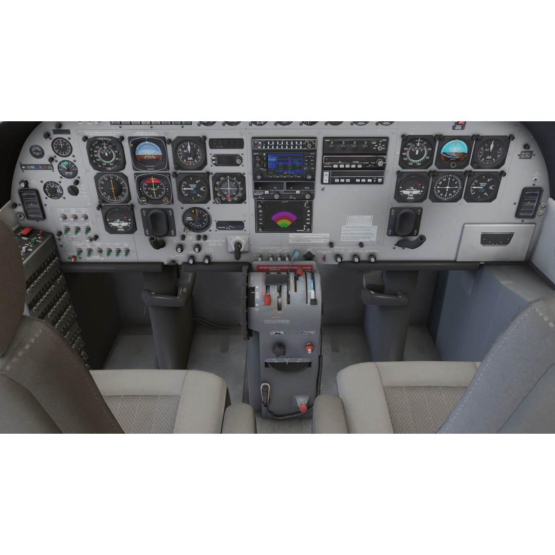 Cessna 208B Grand Caravan 3D Model – Low Poly Game Asset, FBX - View 12