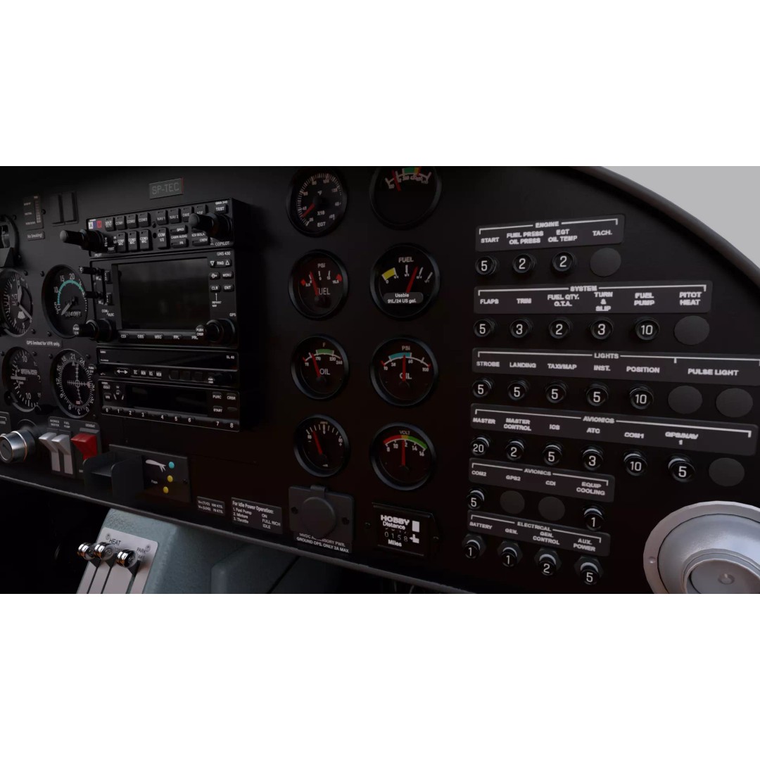 Diamond DA20 Aircraft 3D Model – Low Poly Rigged Game Asset, Blender, FBX - View 17