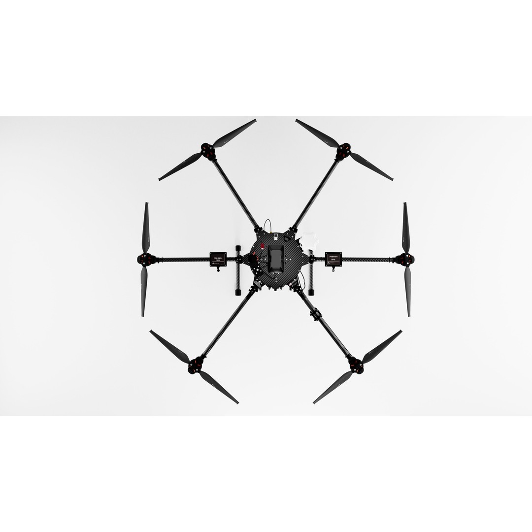 Aurelia X6 v2 Pro Drone 3D Model – PBR Textured, FBX, OBJ, Blender - View 11