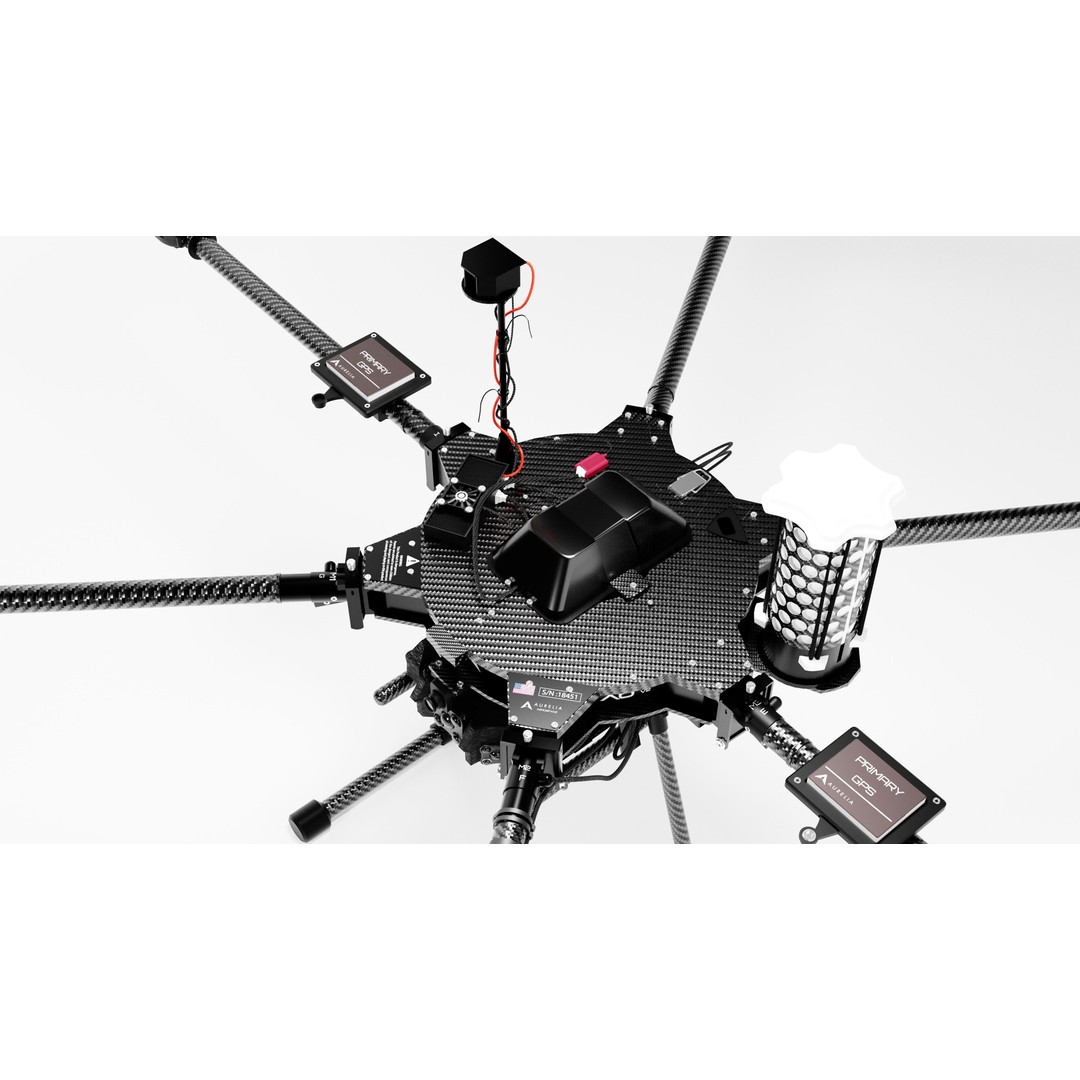 Aurelia X6 v2 Pro Drone 3D Model – PBR Textured, FBX, OBJ, Blender - View 7