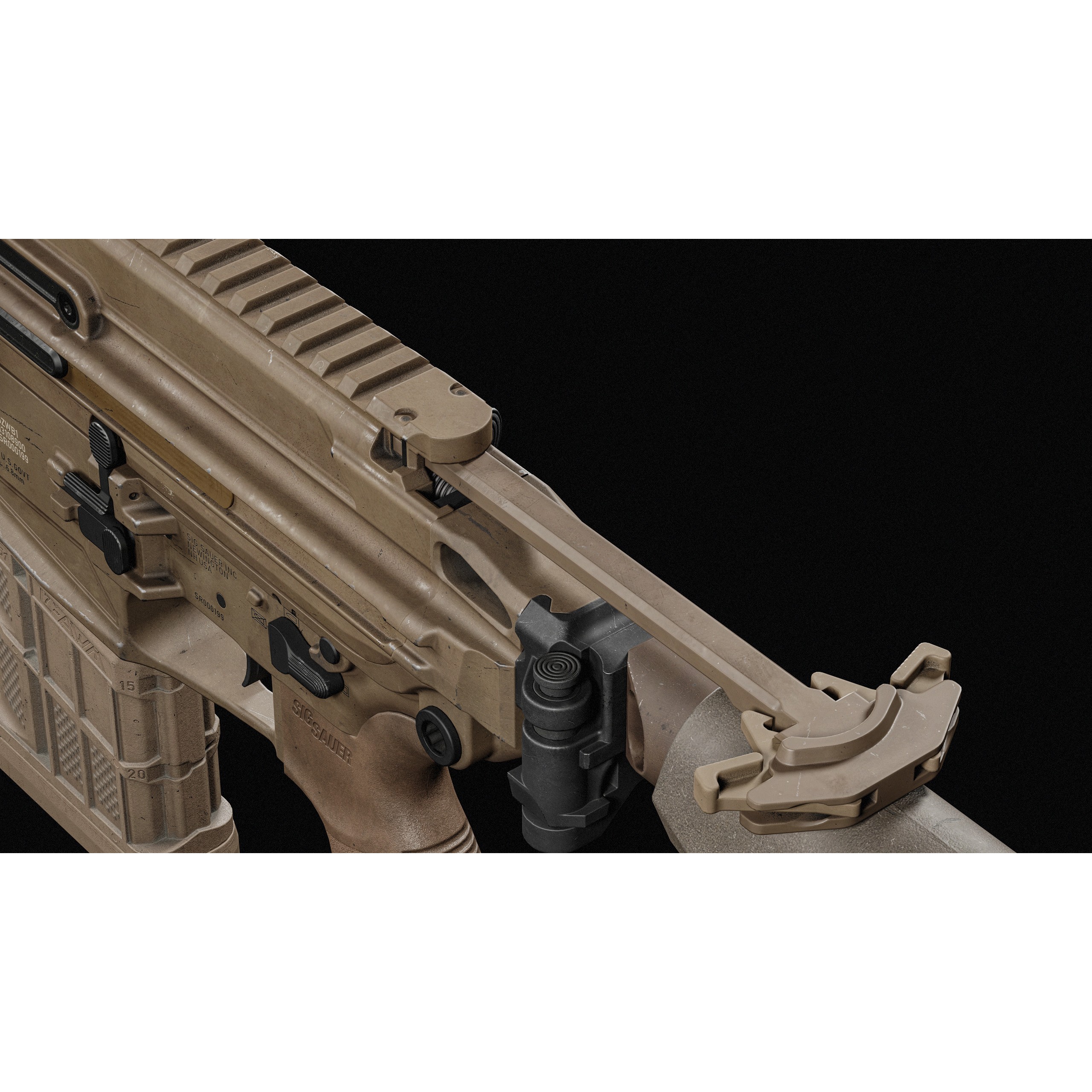 MCX Spear - Low-Poly Game-Ready 3D Model