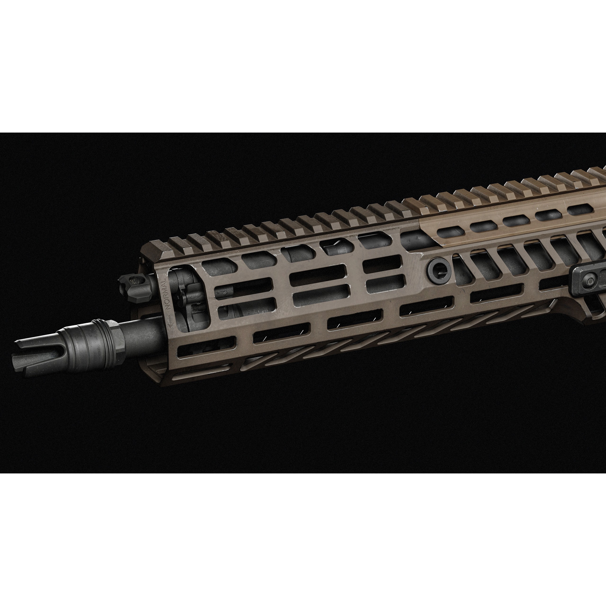 MCX Spear - Low-Poly Game-Ready 3D Model - View 11