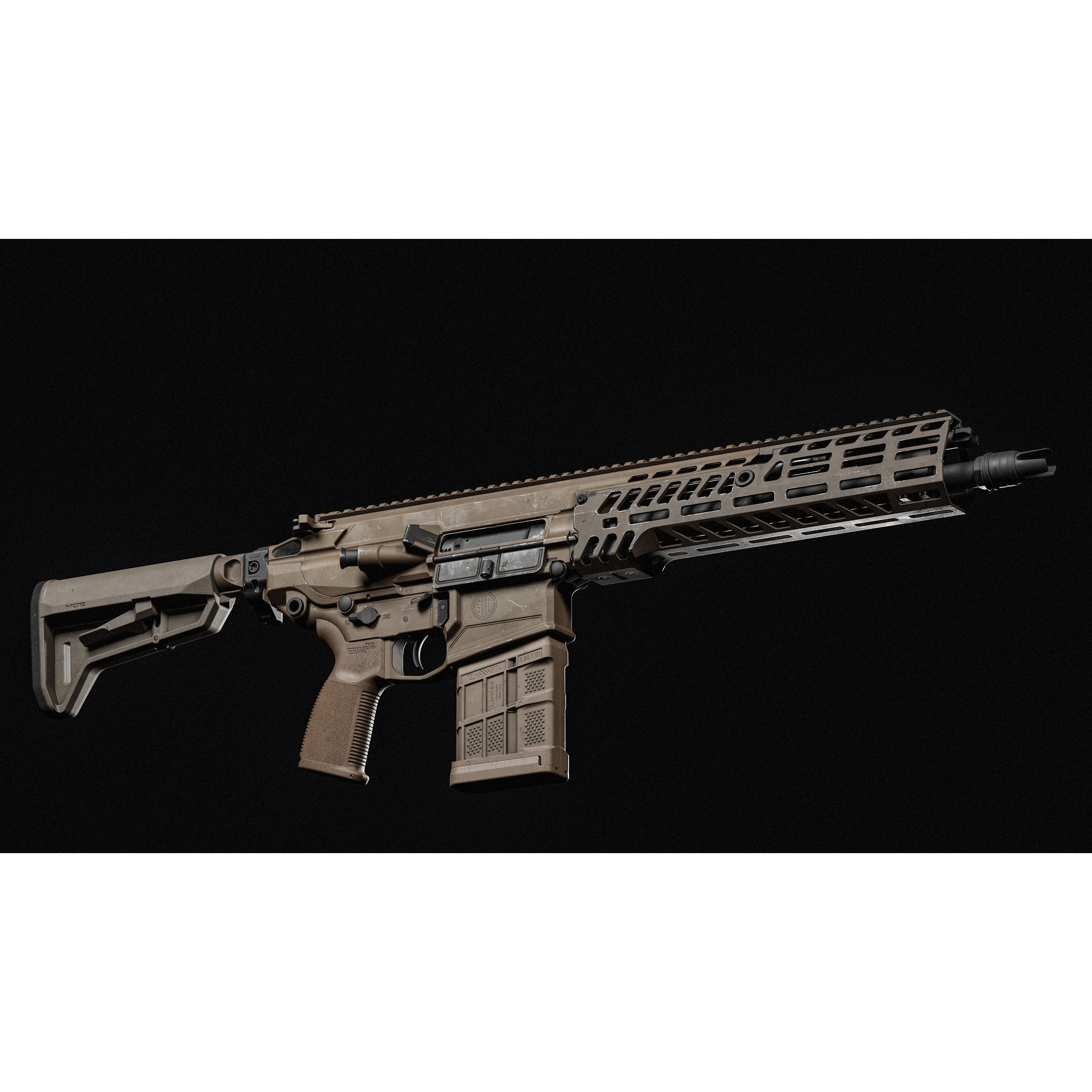 MCX Spear - Low-Poly Game-Ready 3D Model - View 12