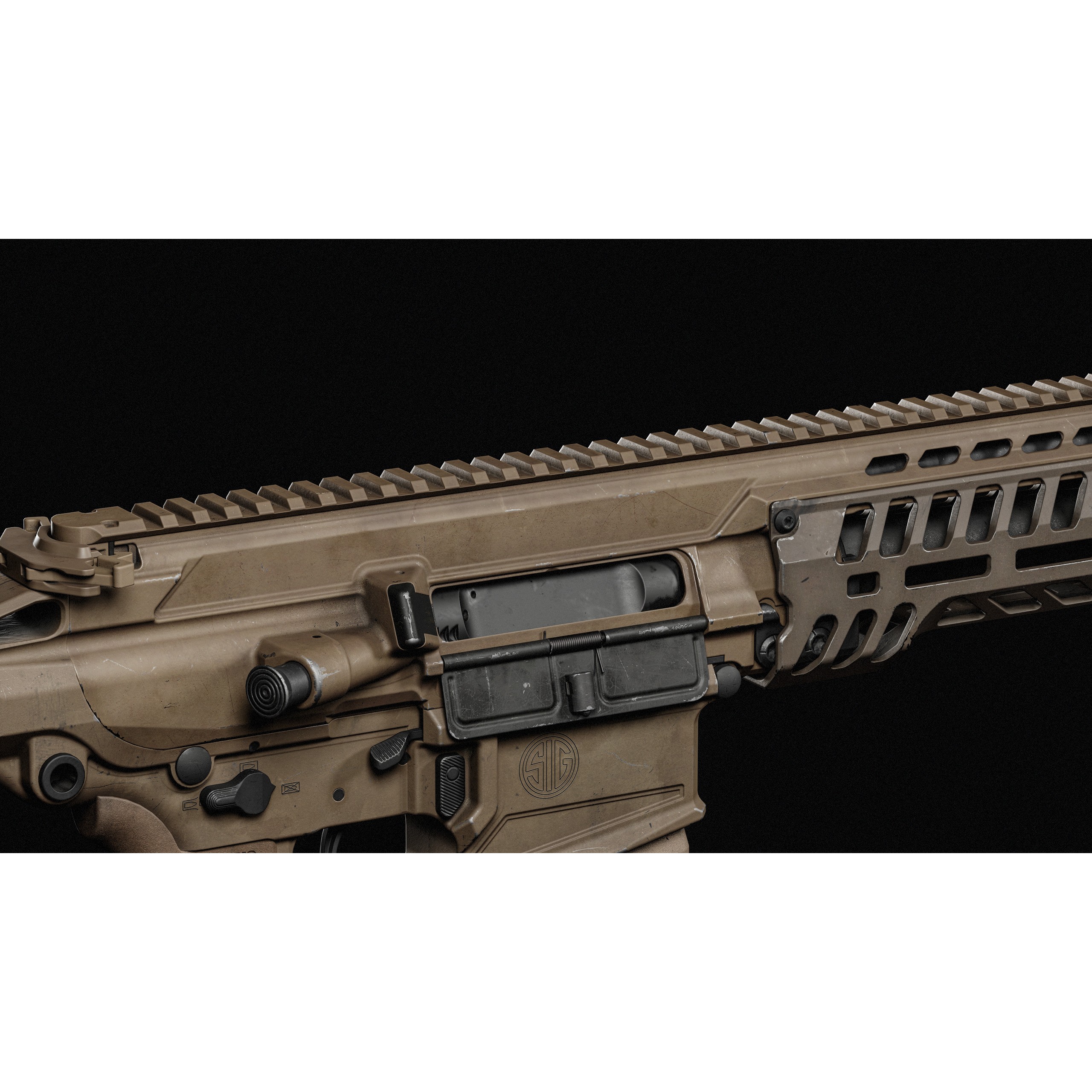 MCX Spear - Low-Poly Game-Ready 3D Model - View 13