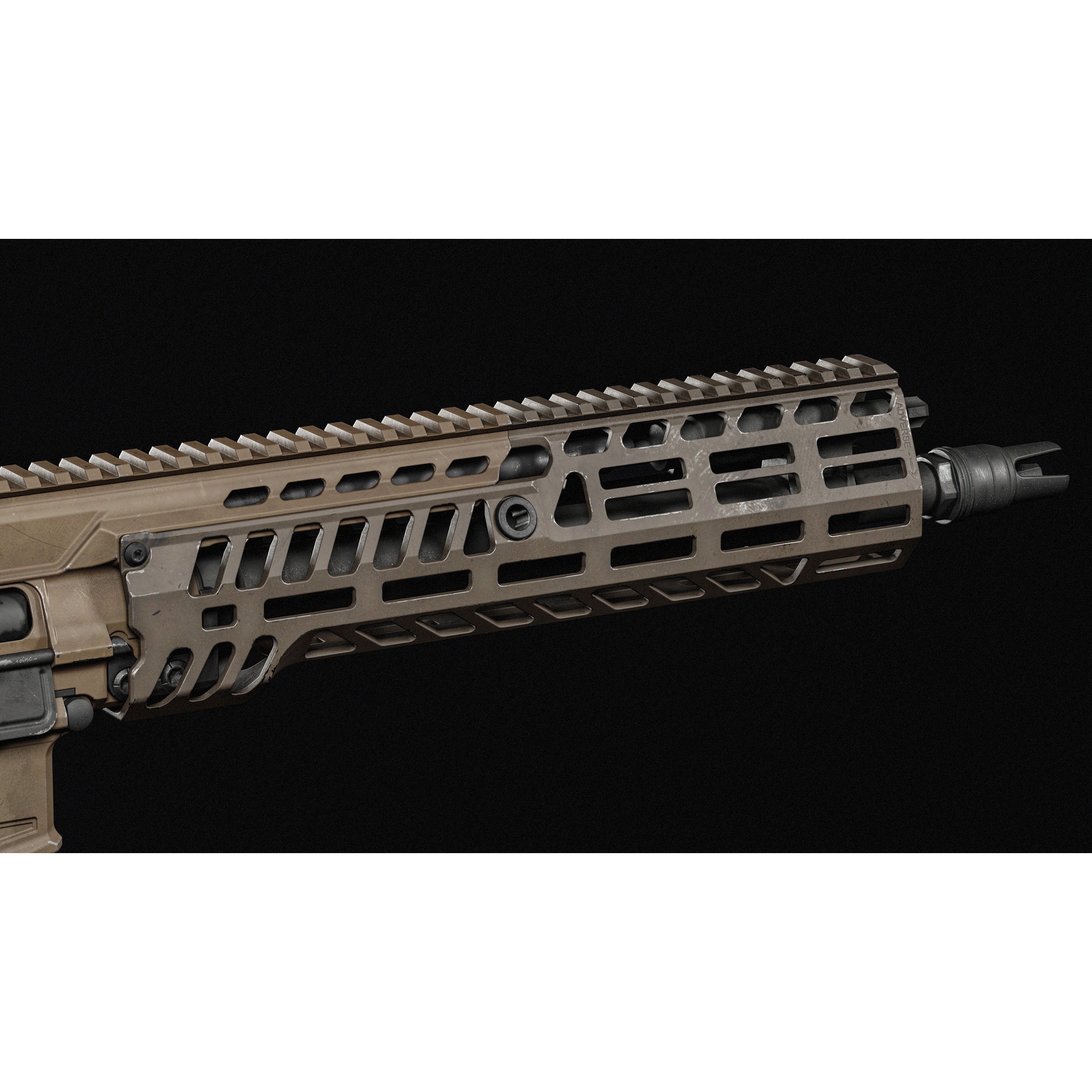 MCX Spear - Low-Poly Game-Ready 3D Model - View 14