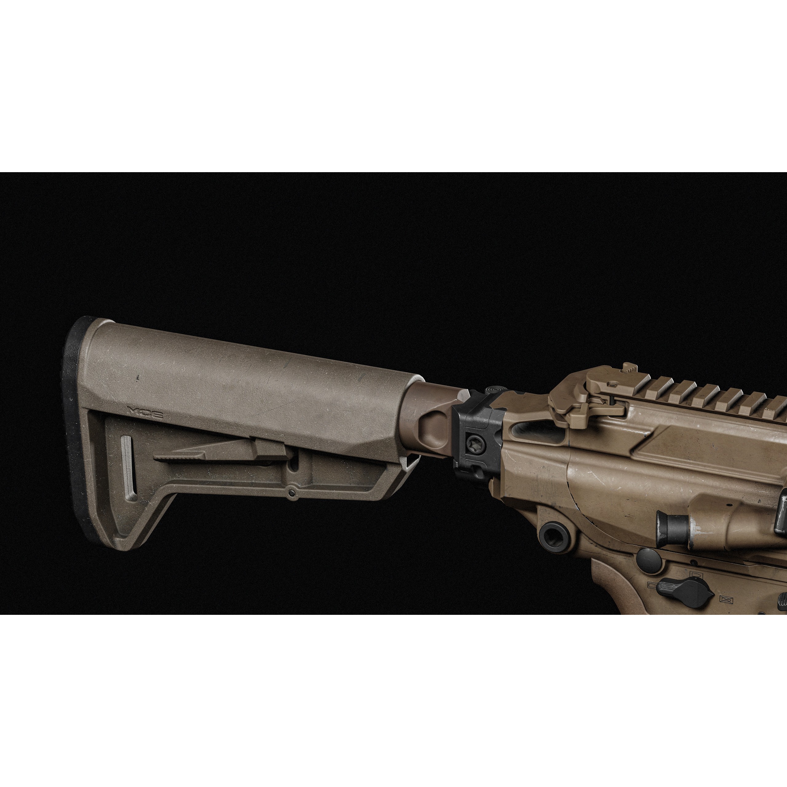 MCX Spear - Low-Poly Game-Ready 3D Model - View 15