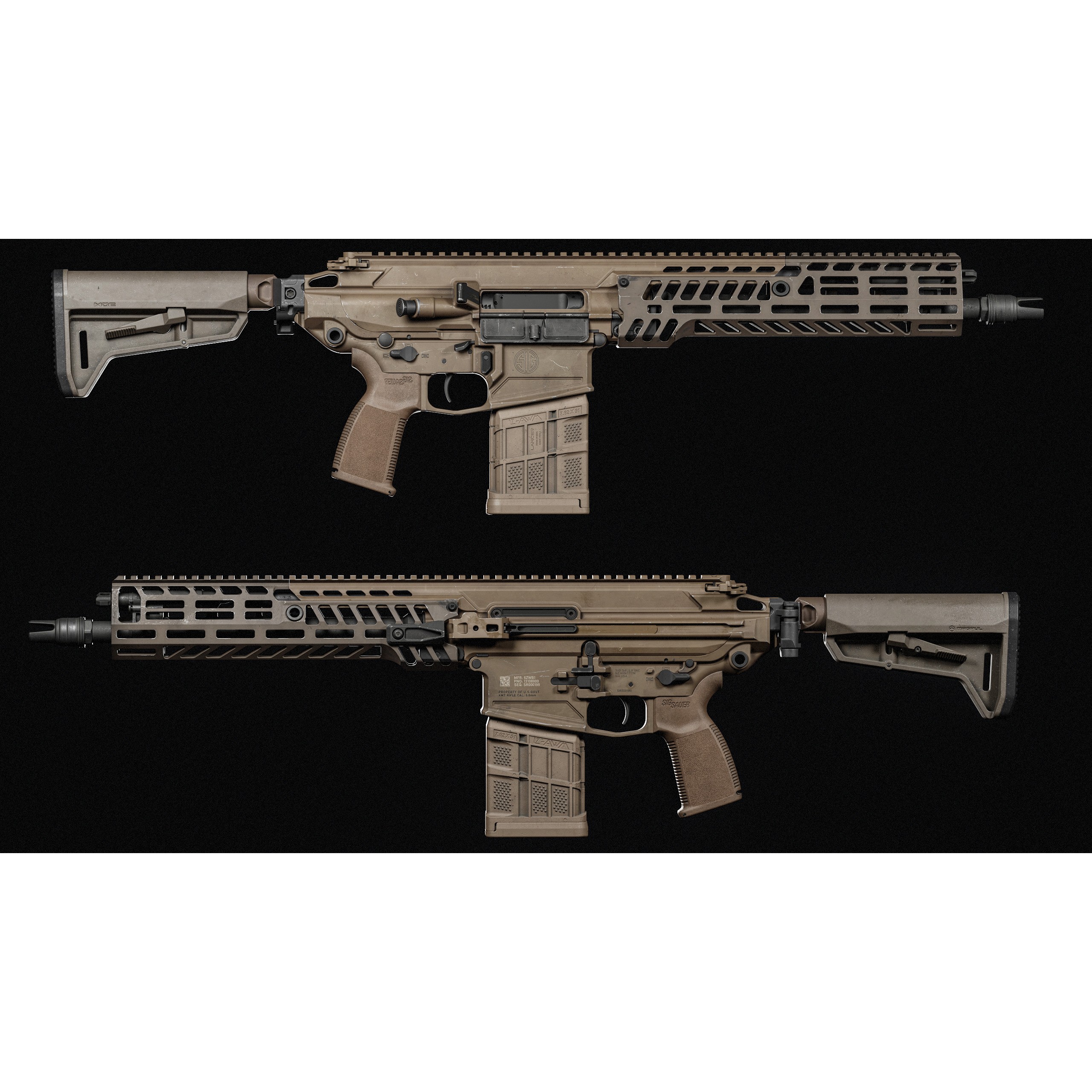 MCX Spear - Low-Poly Game-Ready 3D Model - View 16