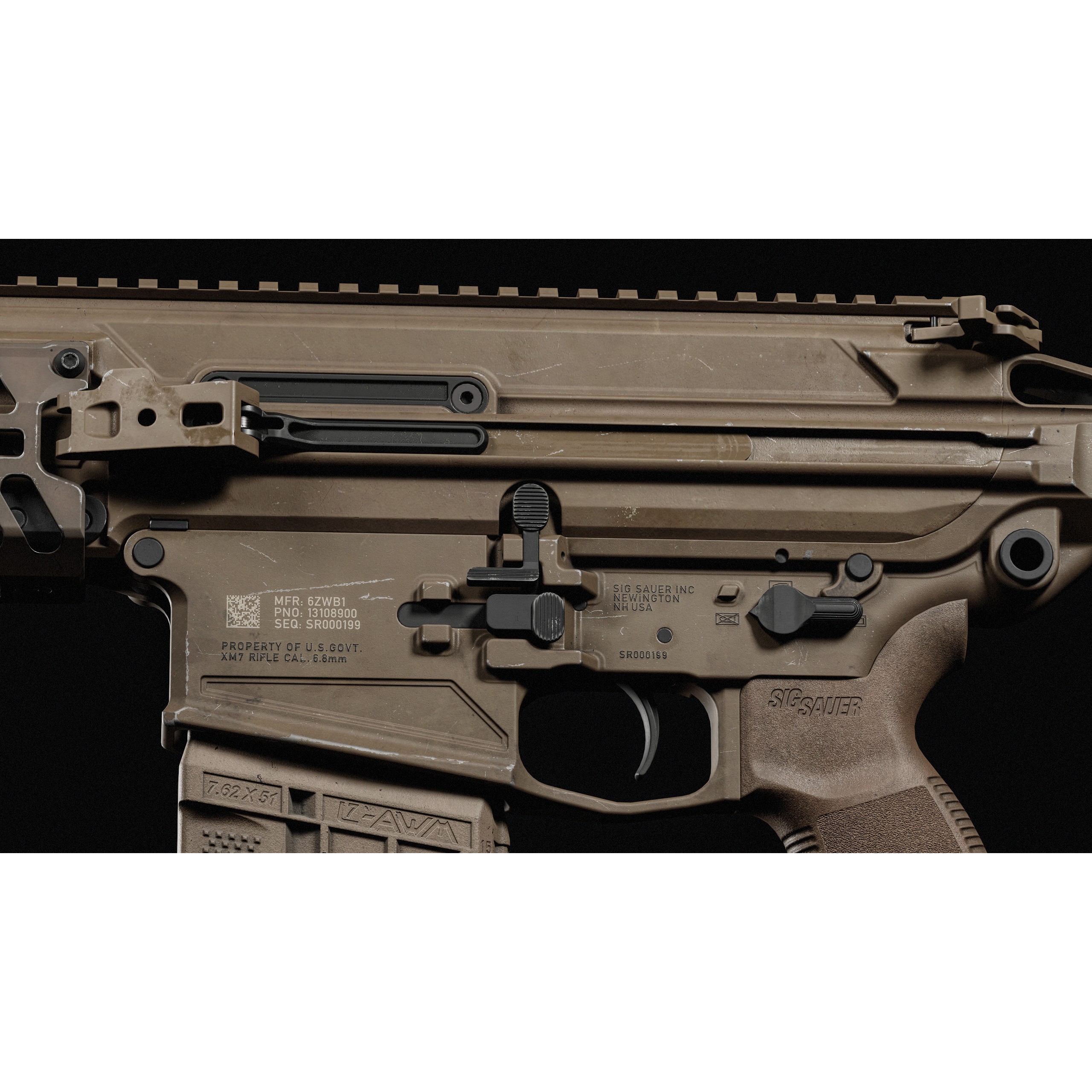 MCX Spear - Low-Poly Game-Ready 3D Model - View 23