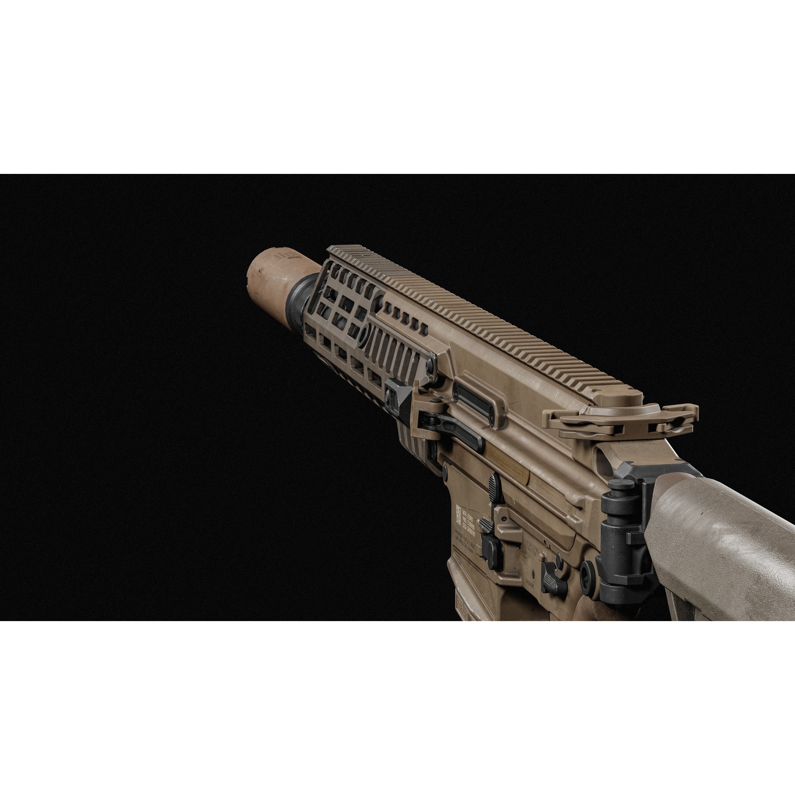 MCX Spear - Low-Poly Game-Ready 3D Model - View 25