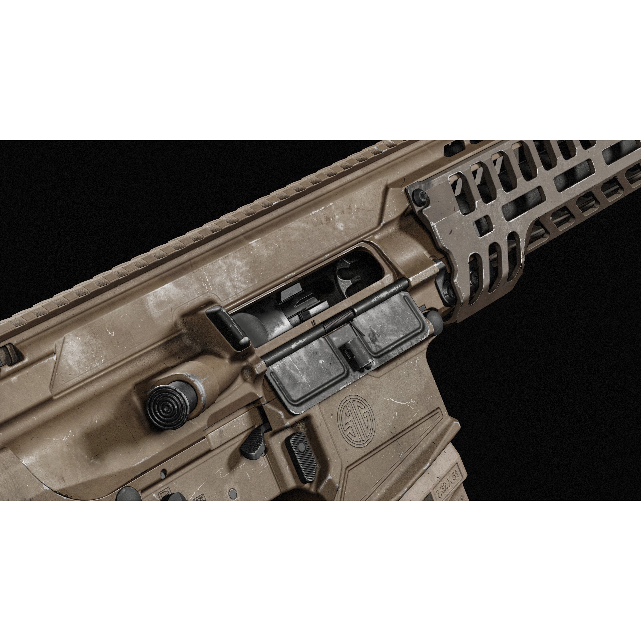 MCX Spear - Low-Poly Game-Ready 3D Model - View 27