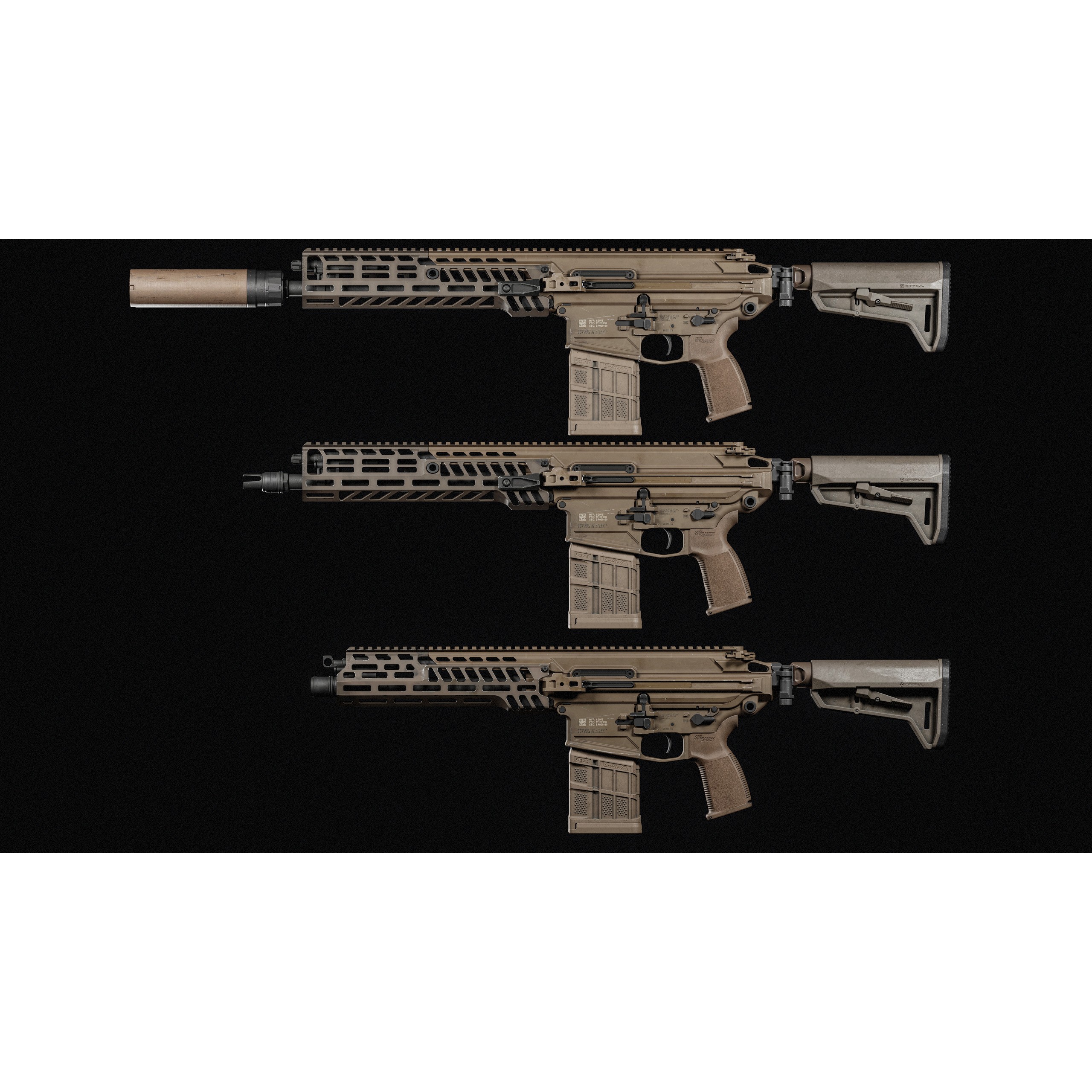 MCX Spear - Low-Poly Game-Ready 3D Model - View 3