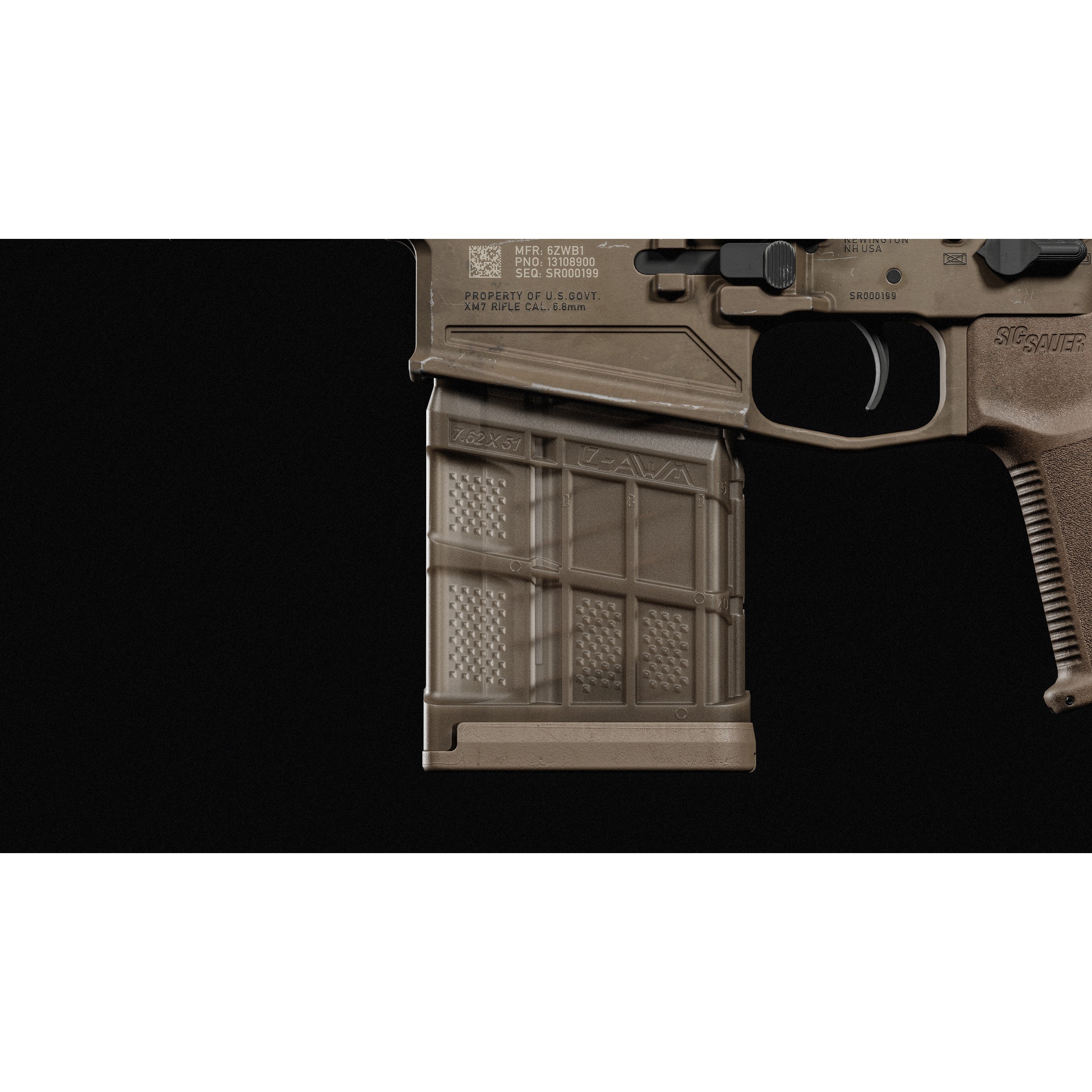 MCX Spear - Low-Poly Game-Ready 3D Model - View 6