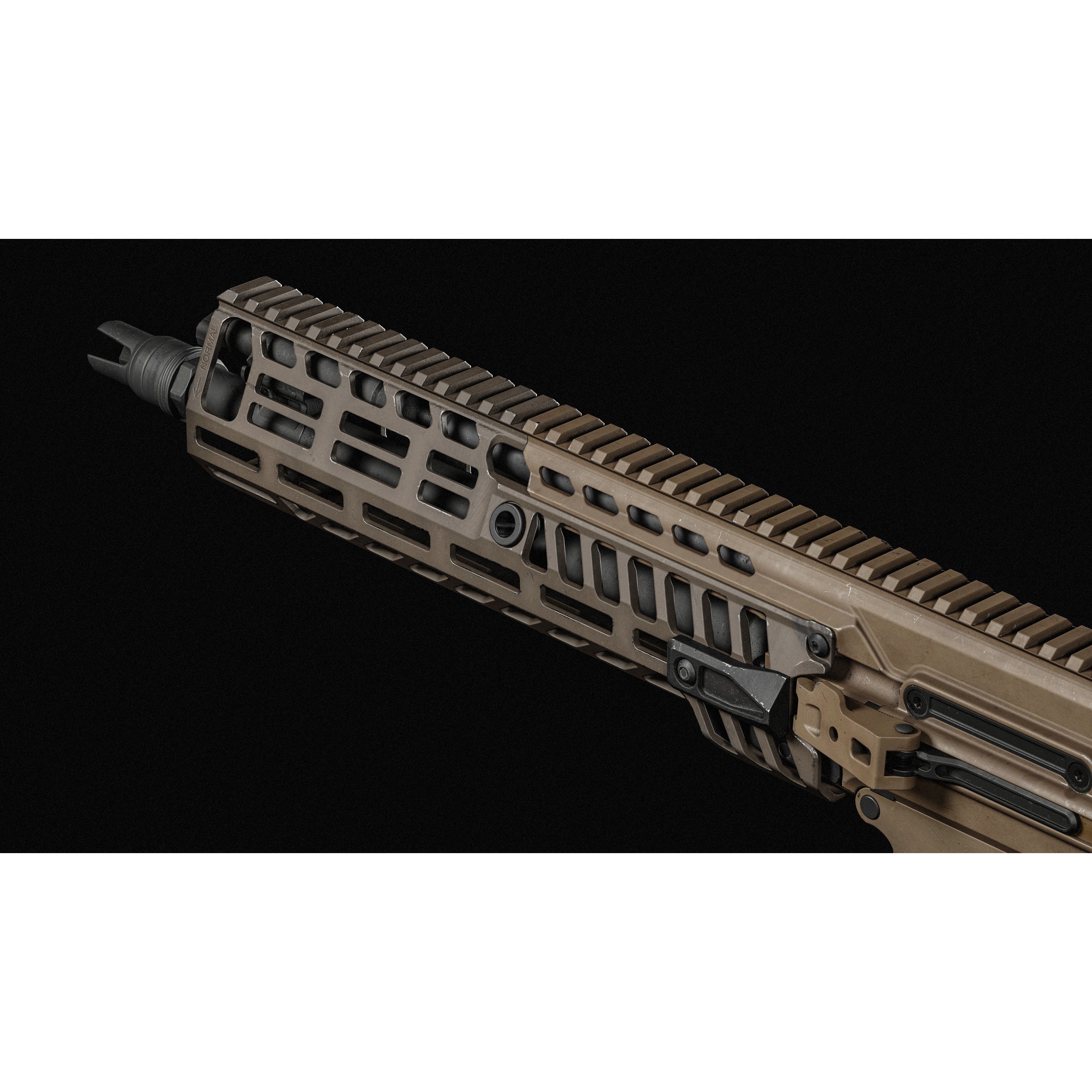 MCX Spear - Low-Poly Game-Ready 3D Model - View 9