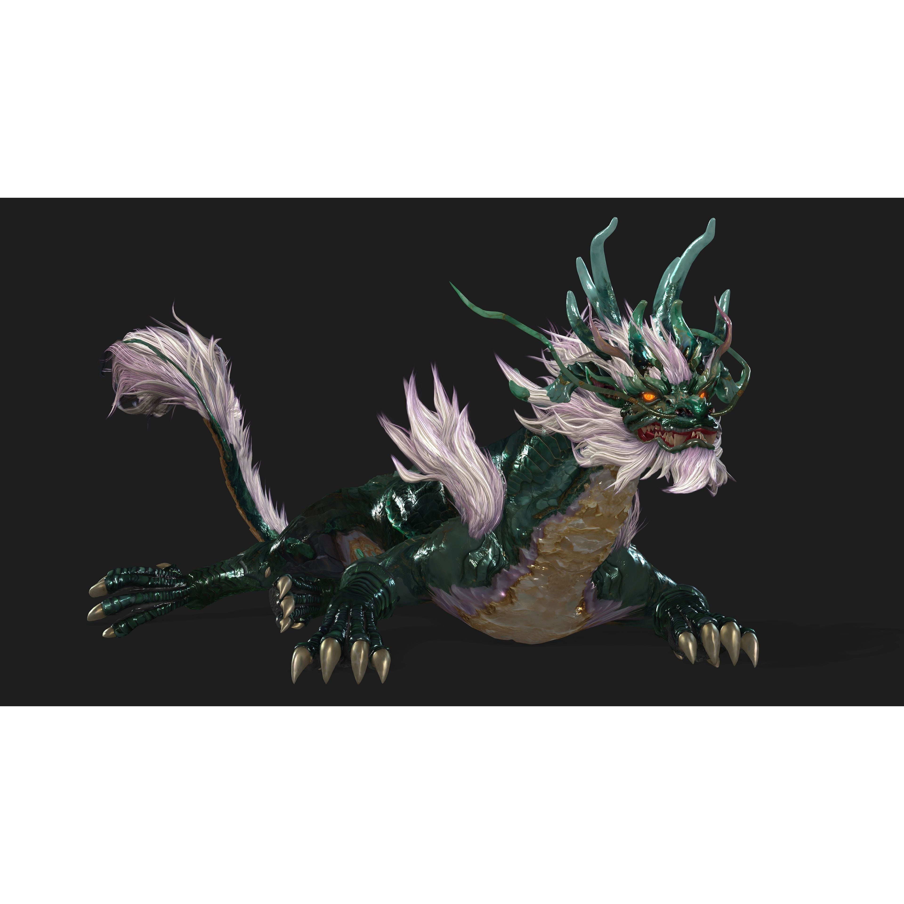 Qilin-C8 - Game-Ready 3D Model - View 11