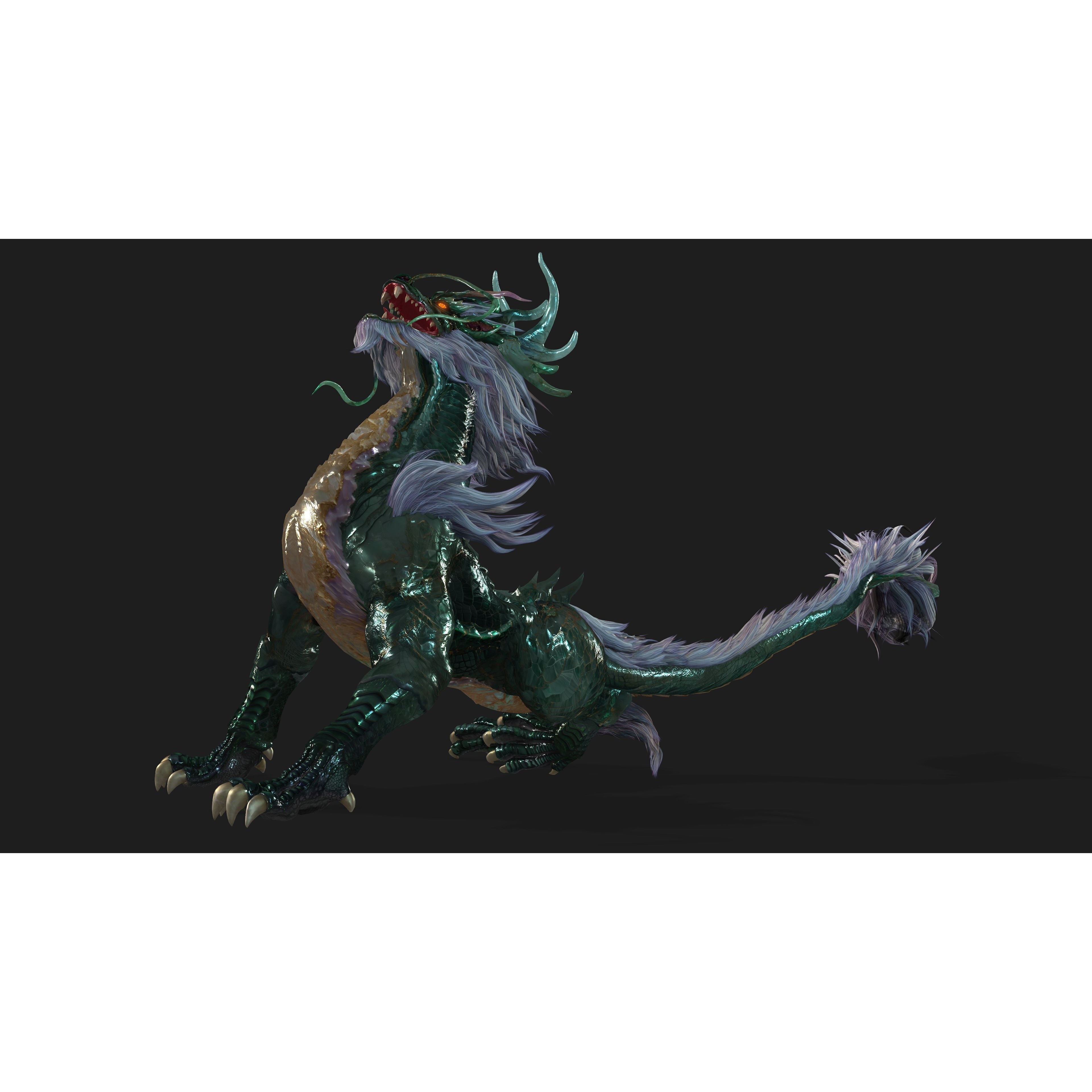 Qilin-C8 - Game-Ready 3D Model - View 17