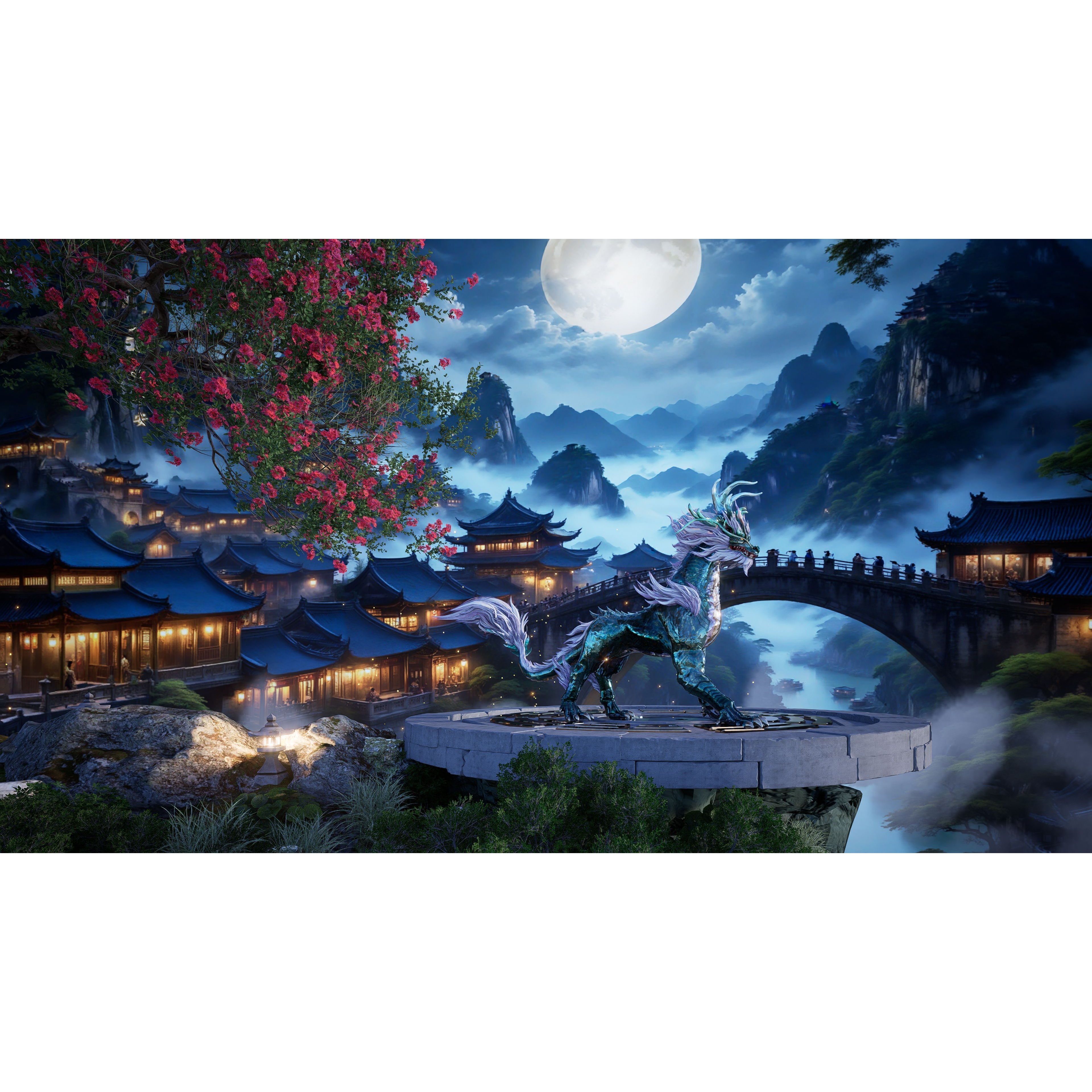 Qilin-C8 - Game-Ready 3D Model - View 5