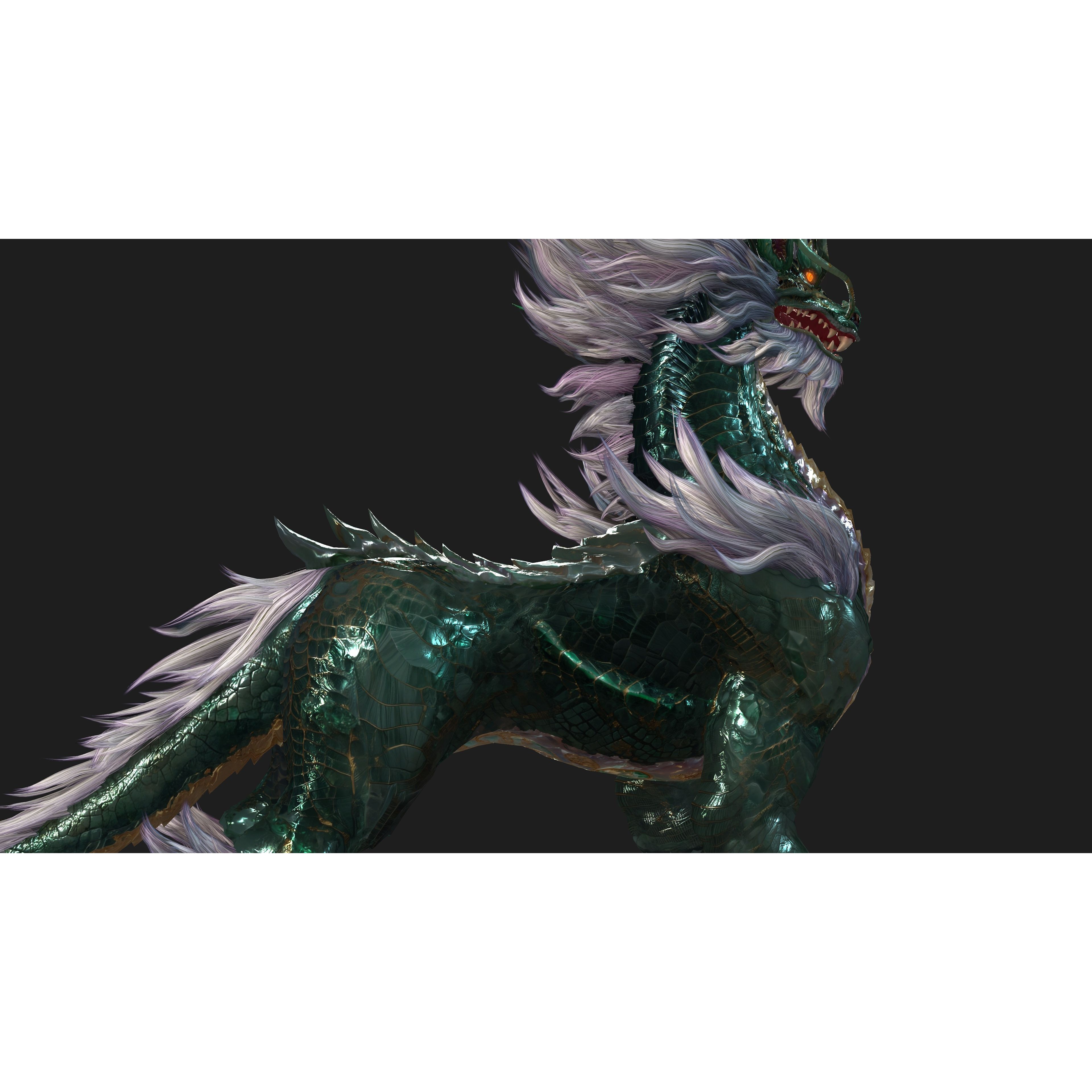 Qilin-C8 - Game-Ready 3D Model - View 6