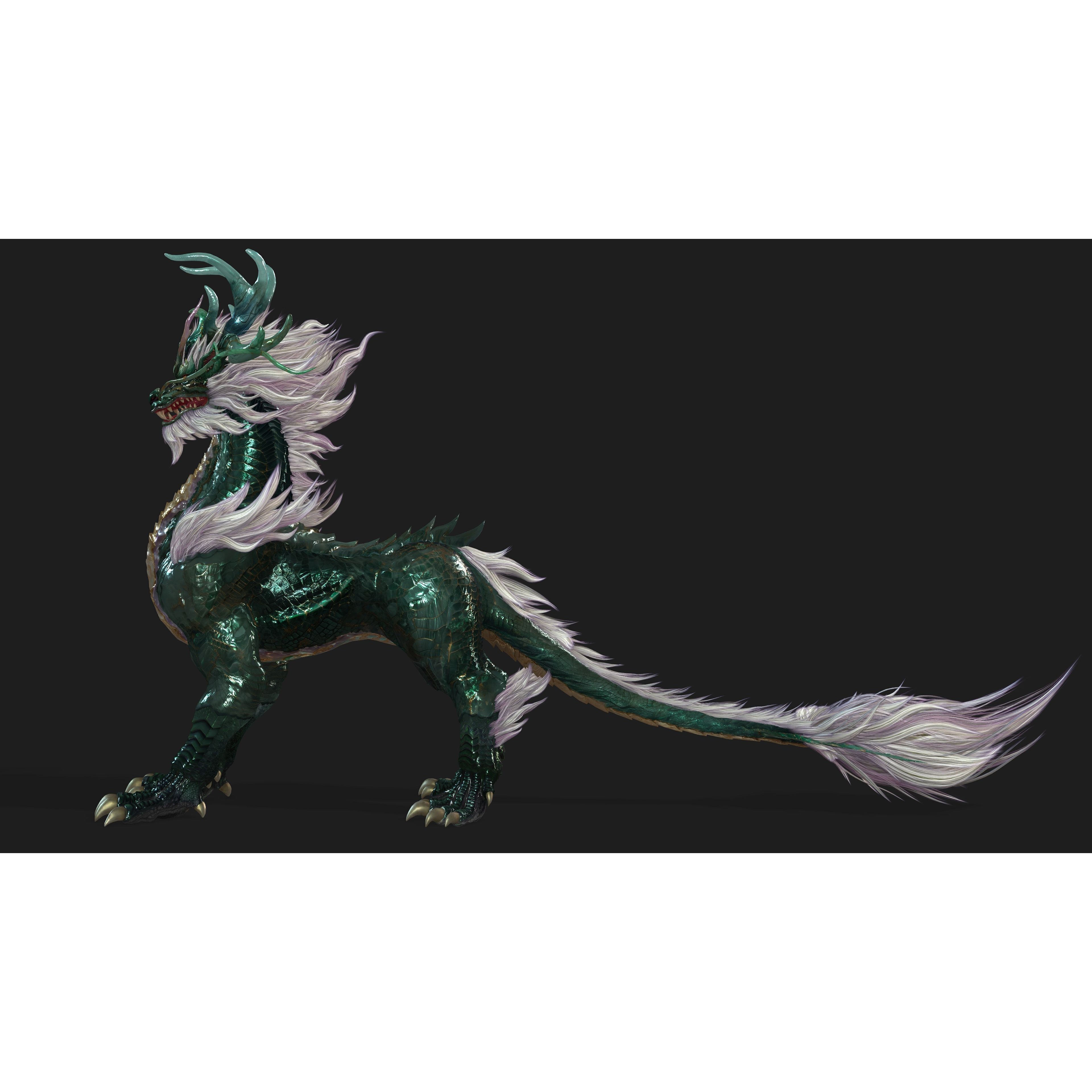 Qilin-C8 - Game-Ready 3D Model - View 7