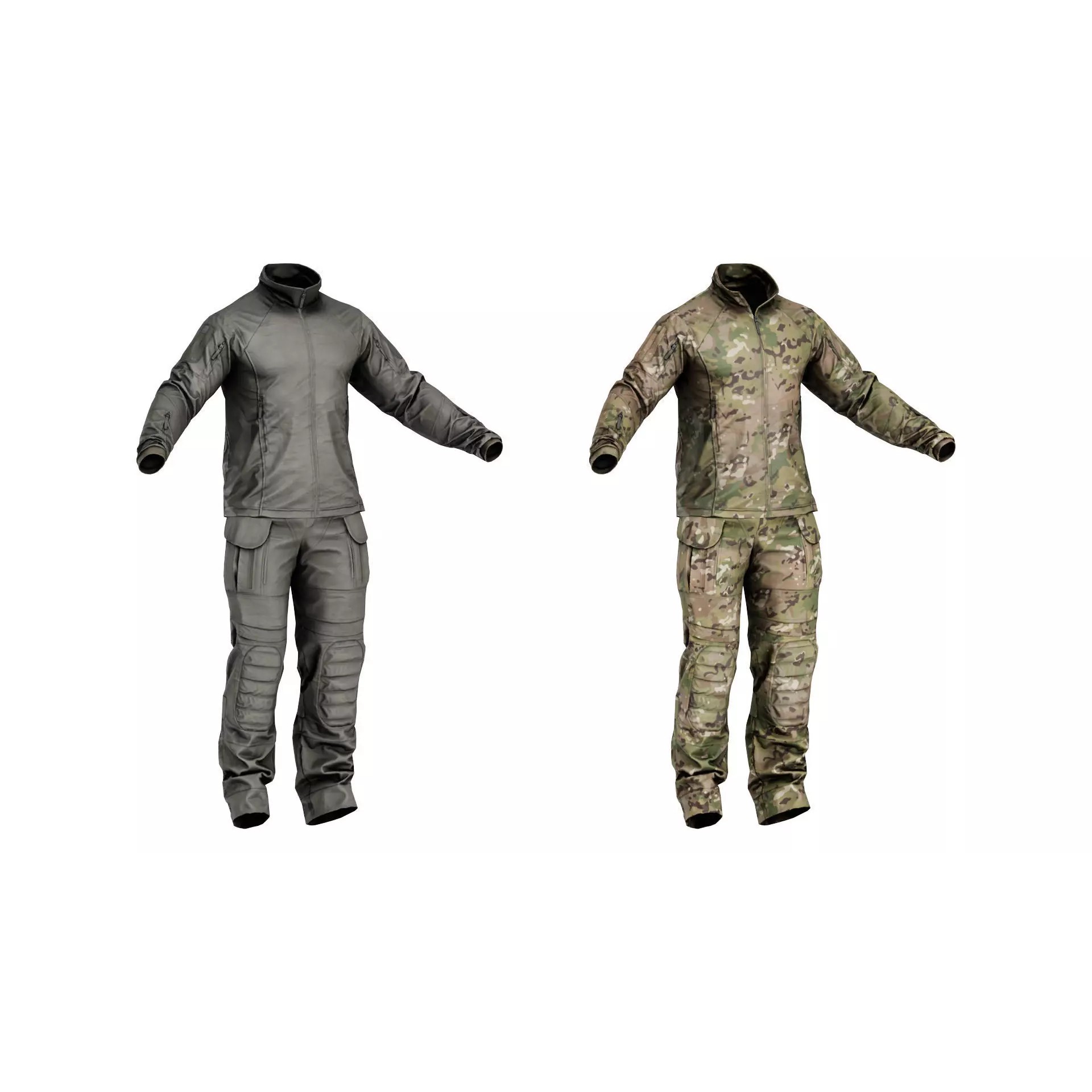 UFPRO Uniform - Low-Poly Game-Ready 3D Model - View 2