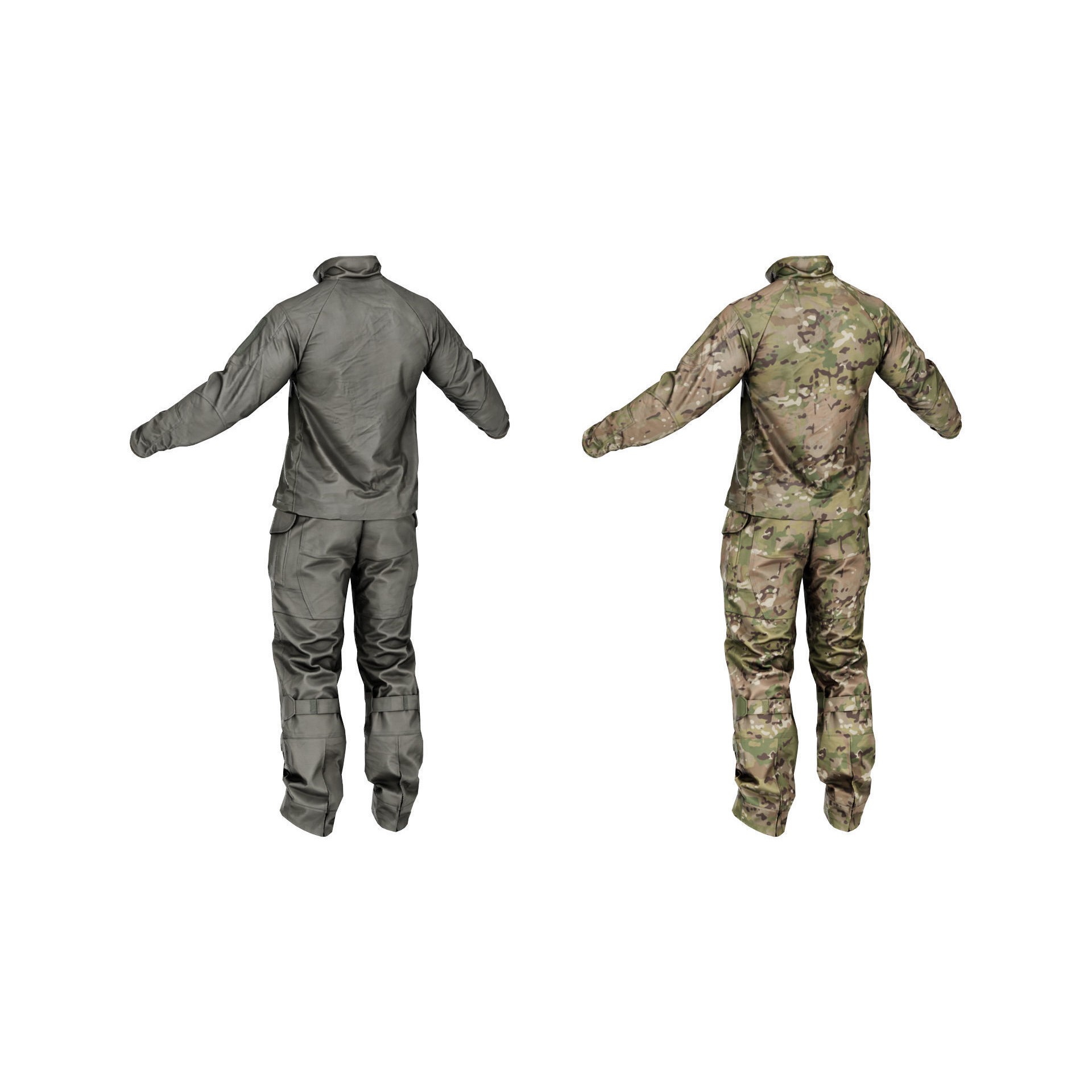 UFPRO Uniform - Low-Poly Game-Ready 3D Model - View 5