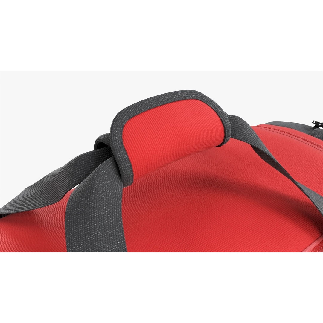 Duffel Bag 3D Model – Sport Travel Gear, PBR Textures, FBX - View 8