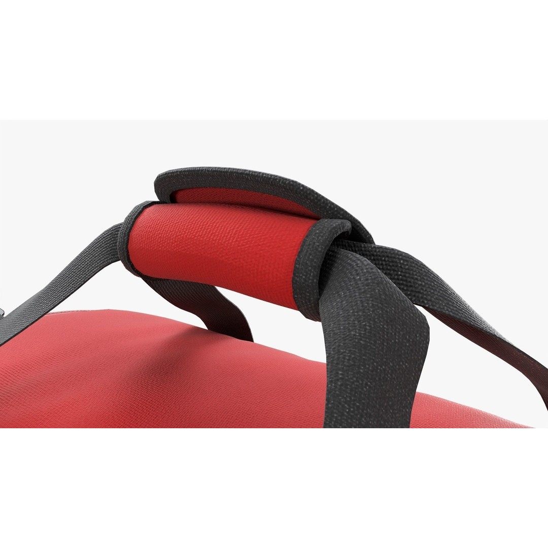 Duffel Bag 3D Model – Sport Travel Gear, PBR Textures, FBX - View 9