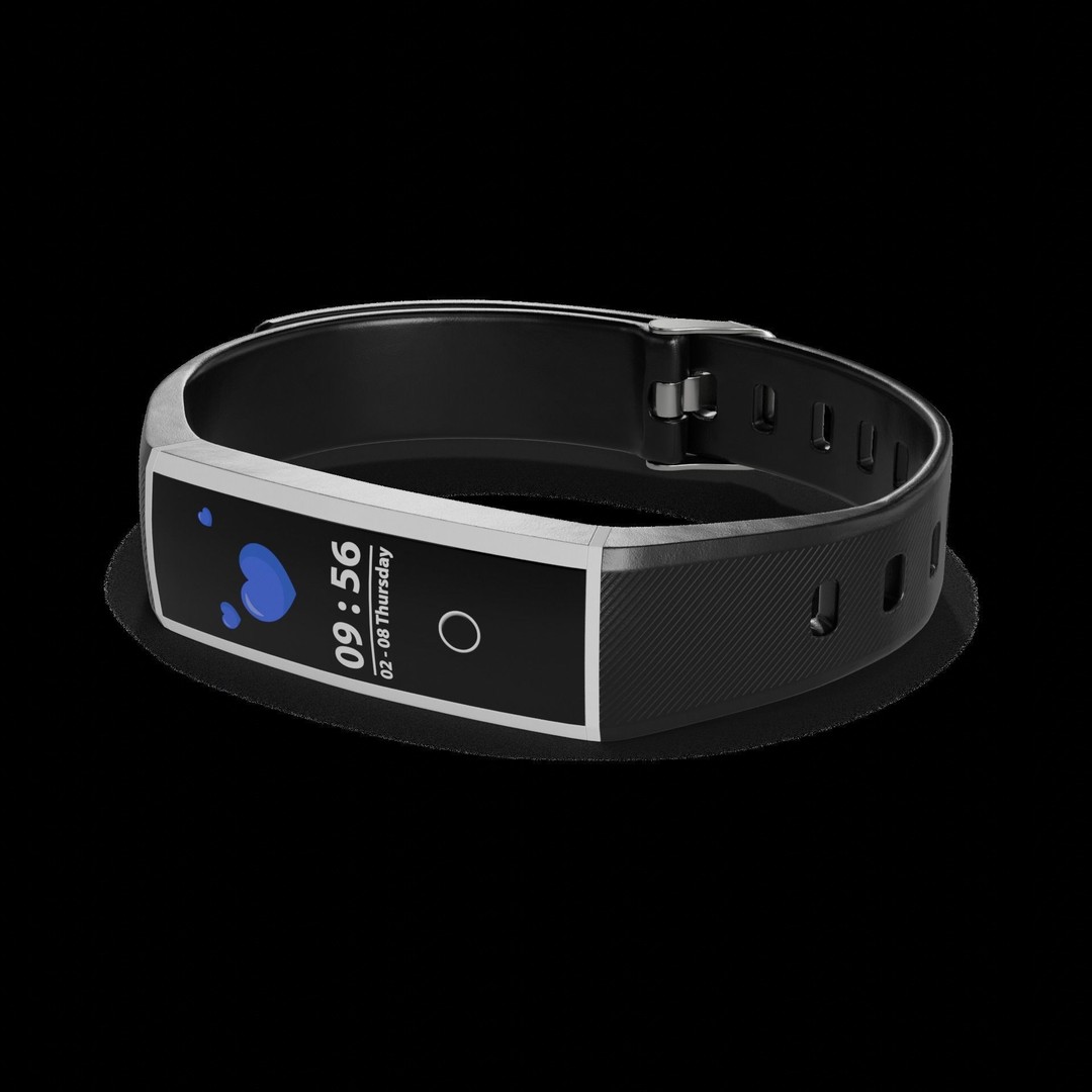 Fitness Tracker 3D Model – Low Poly PBR Game Asset, FBX