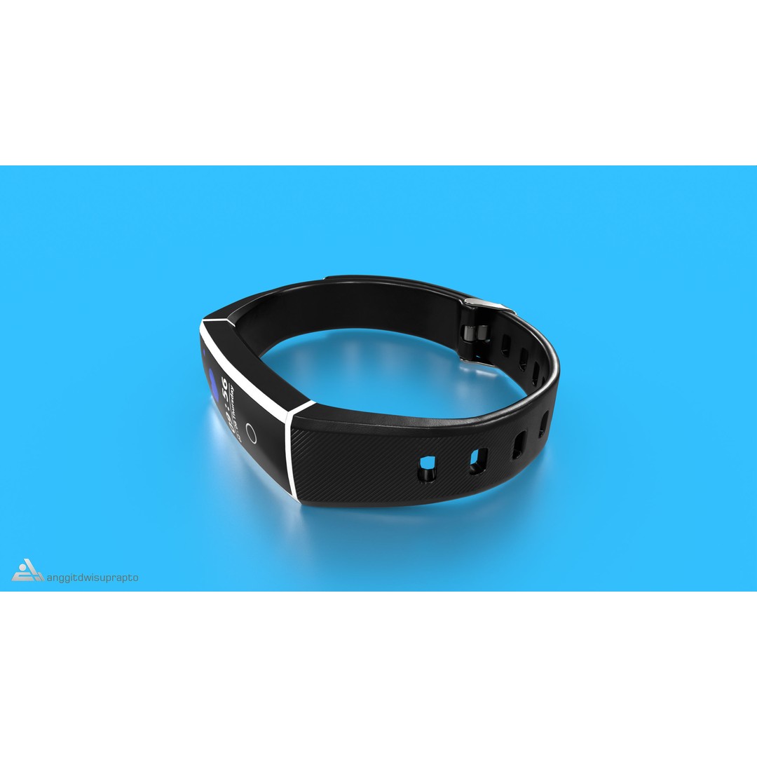 Fitness Tracker 3D Model – Low Poly PBR Game Asset, FBX - View 5