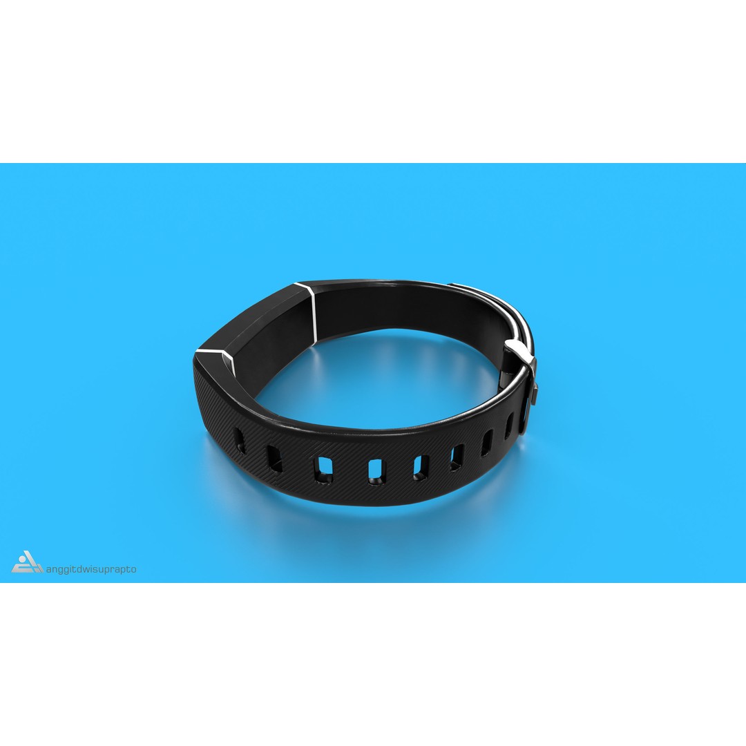 Fitness Tracker 3D Model – Low Poly PBR Game Asset, FBX - View 6
