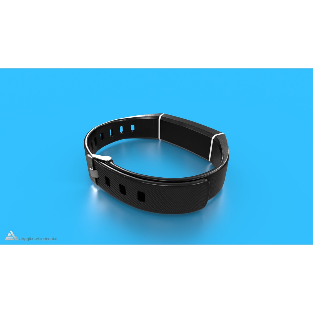 Fitness Tracker 3D Model – Low Poly PBR Game Asset, FBX - View 7