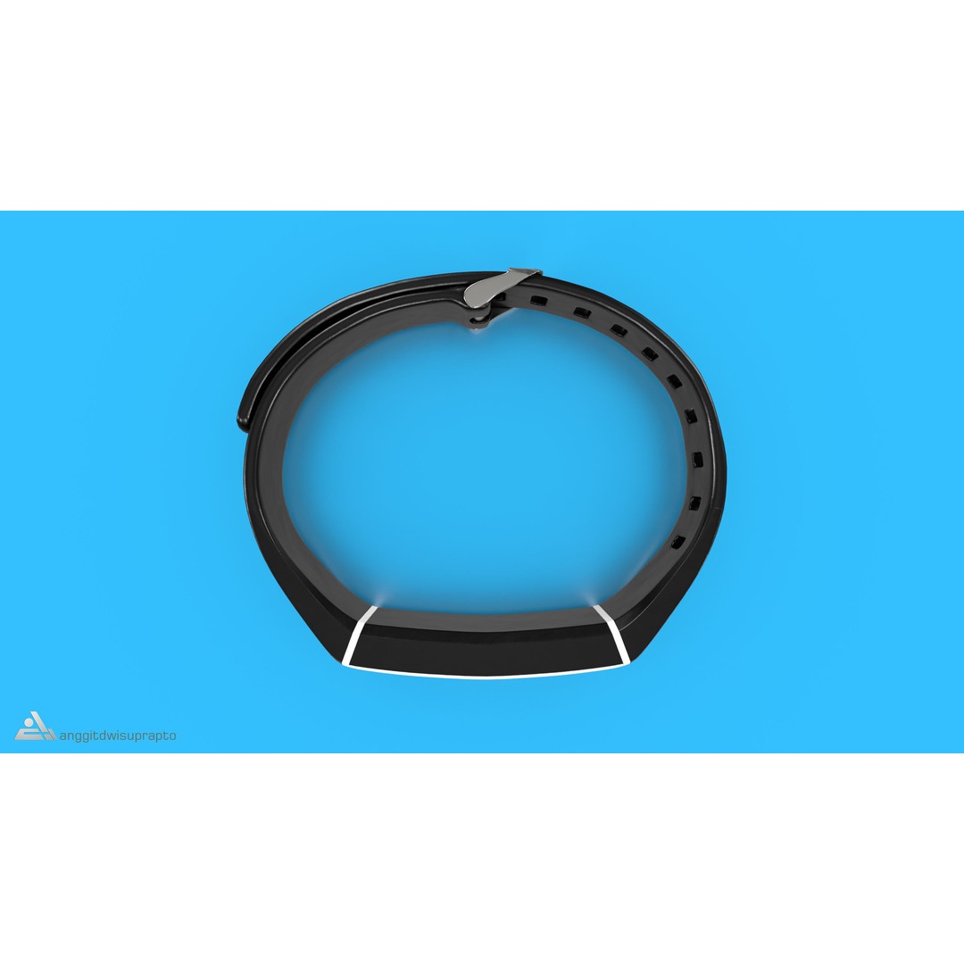 Fitness Tracker 3D Model – Low Poly PBR Game Asset, FBX - View 8