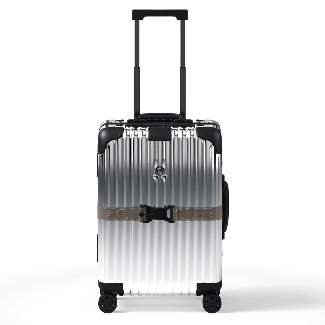 Moncler Rimowa Suitcase 3D Model – High-Poly Detailed Design, FBX & OBJ - View 4